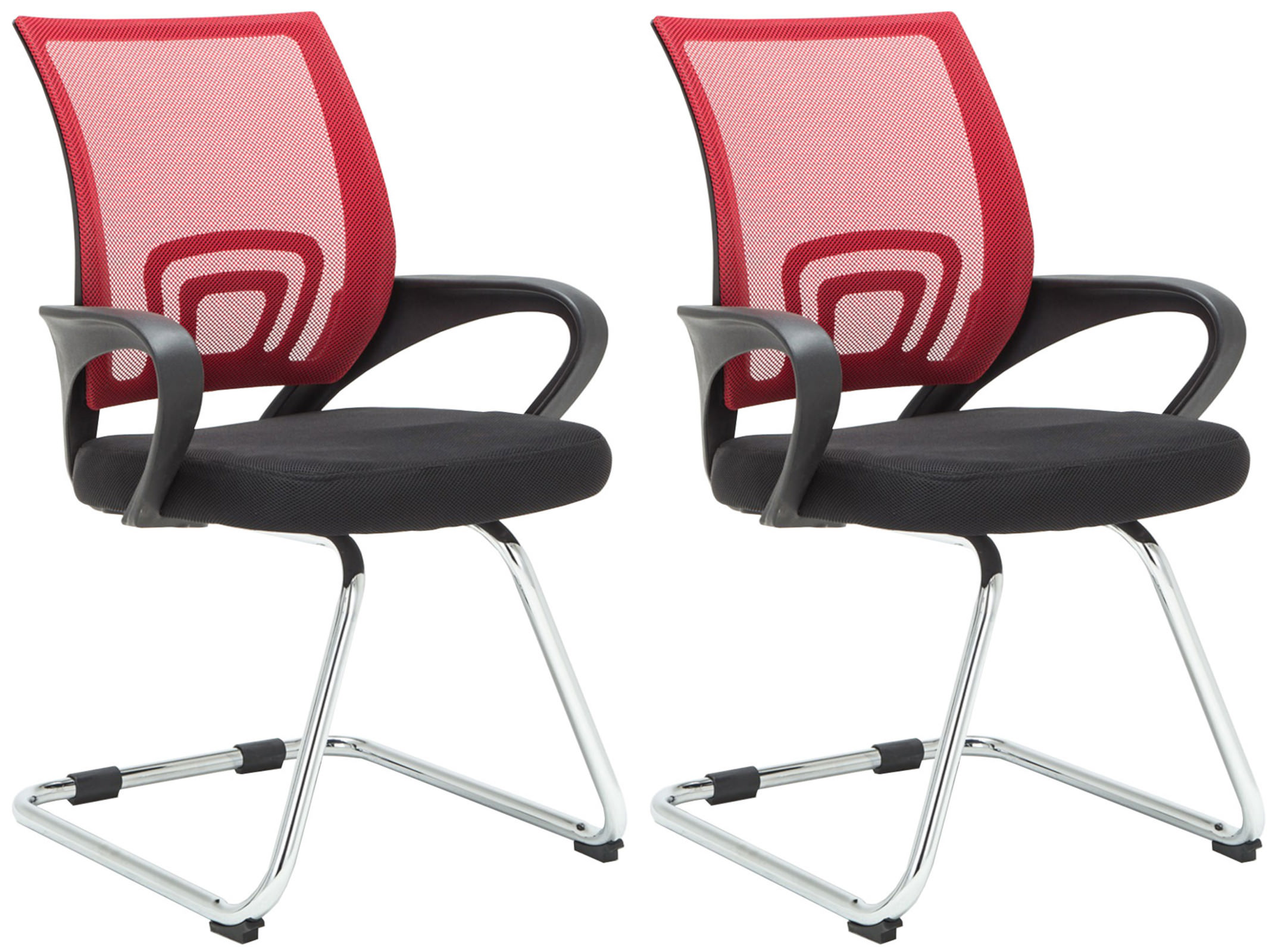 Lote de 2 sillas cantilever Eureka