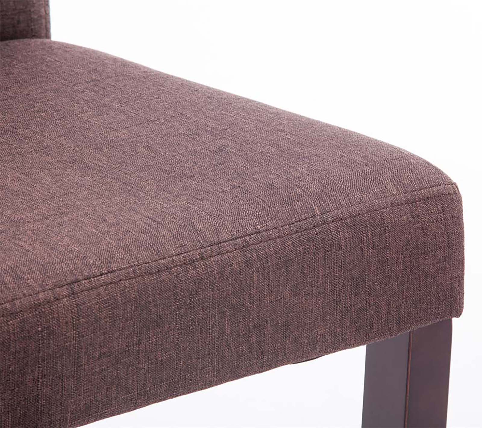 Juego de 4 Sillas de comedor Ina de tela
