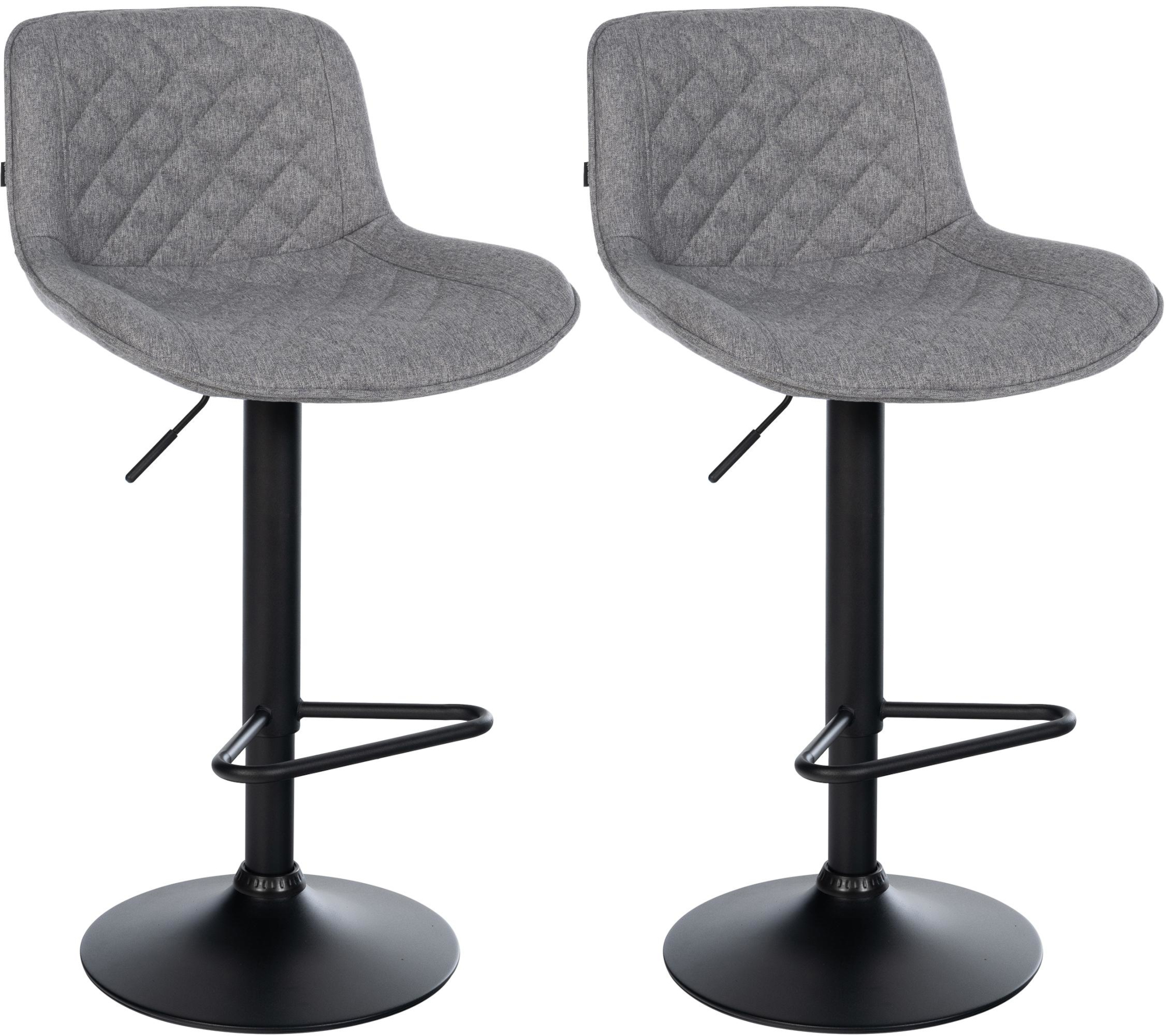 2er Set de taburetes de bar Kasson