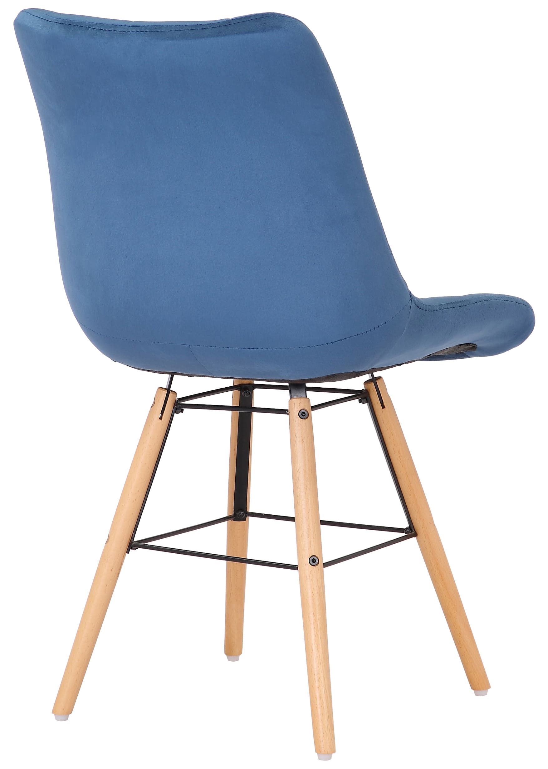 Silla de comedor Leni en terciopelo
