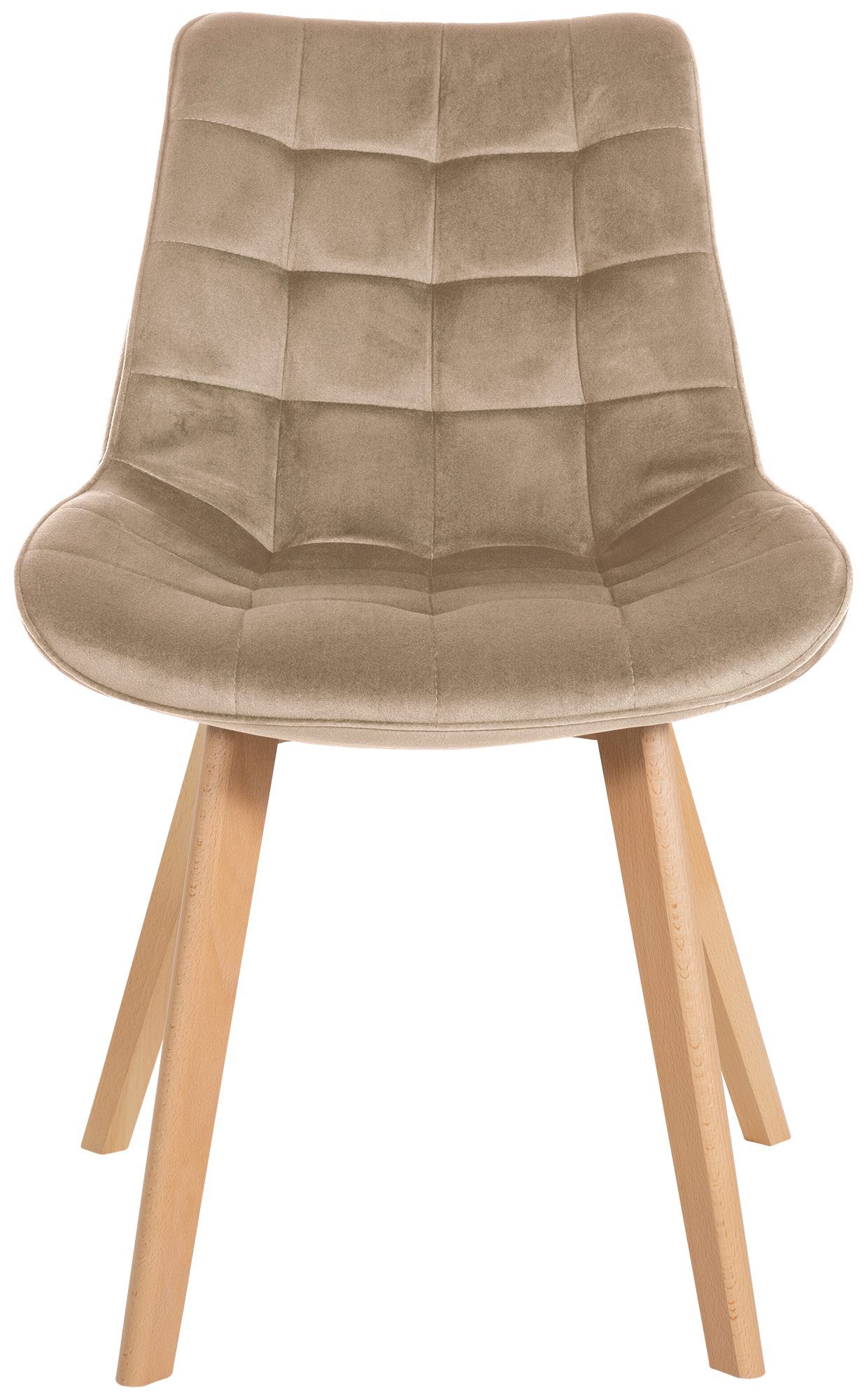 Set de 2 Sillas de comedor Brook en terciopelo