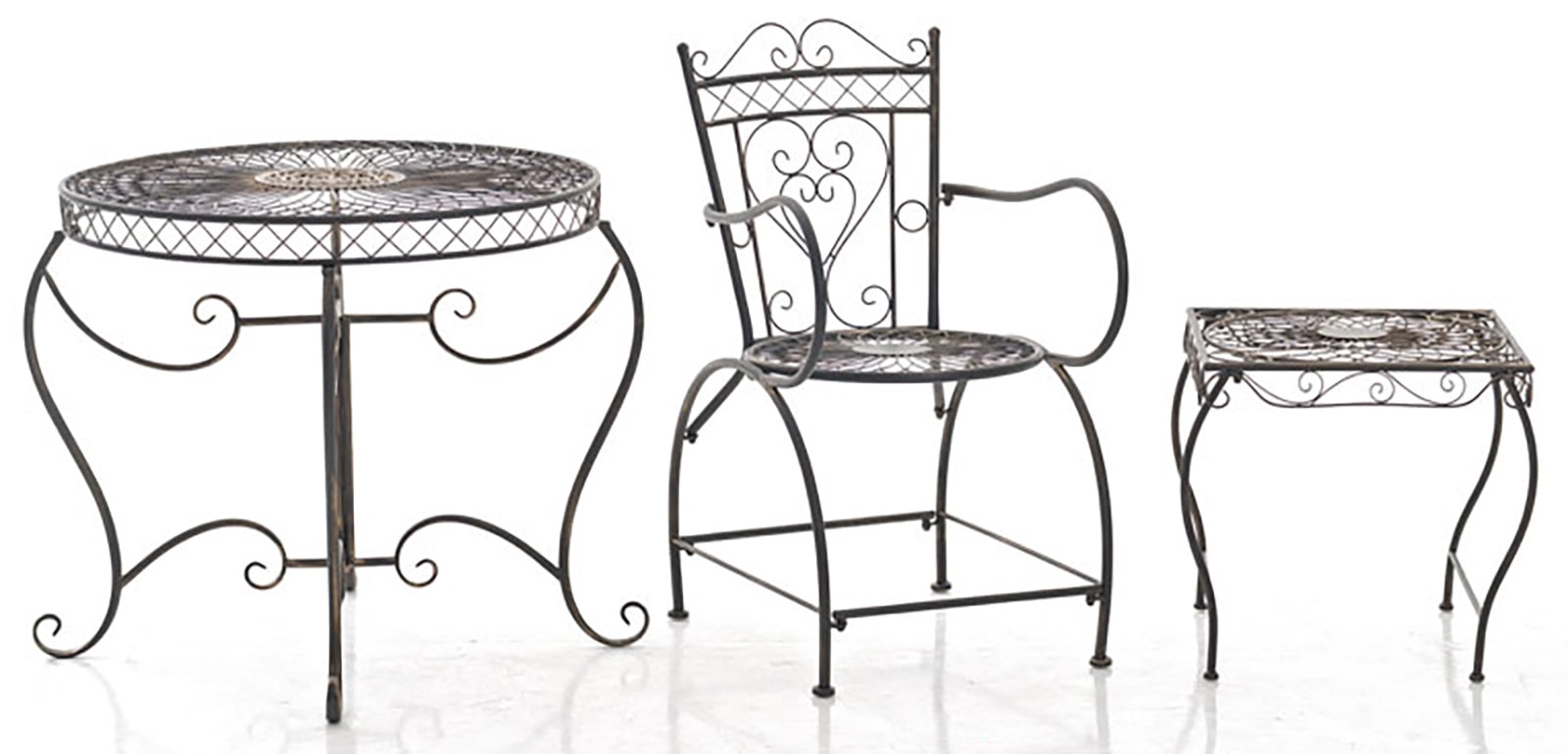 Set de 2 Sillas de jardín Sheela