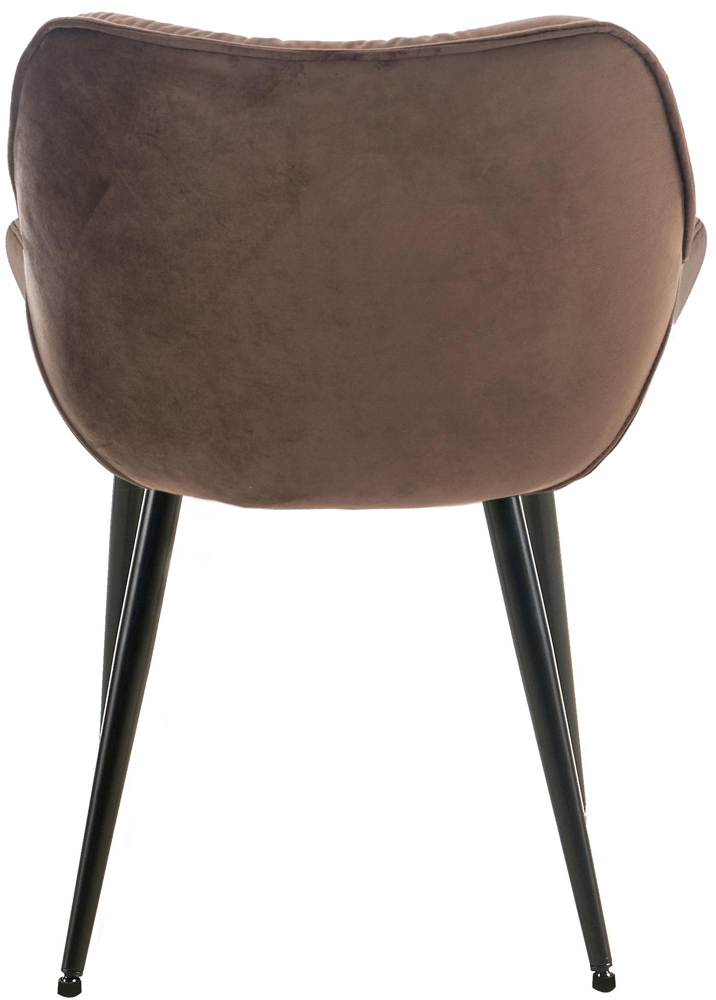 Set de 2 Sillas de comedor Tanna en terciopelo