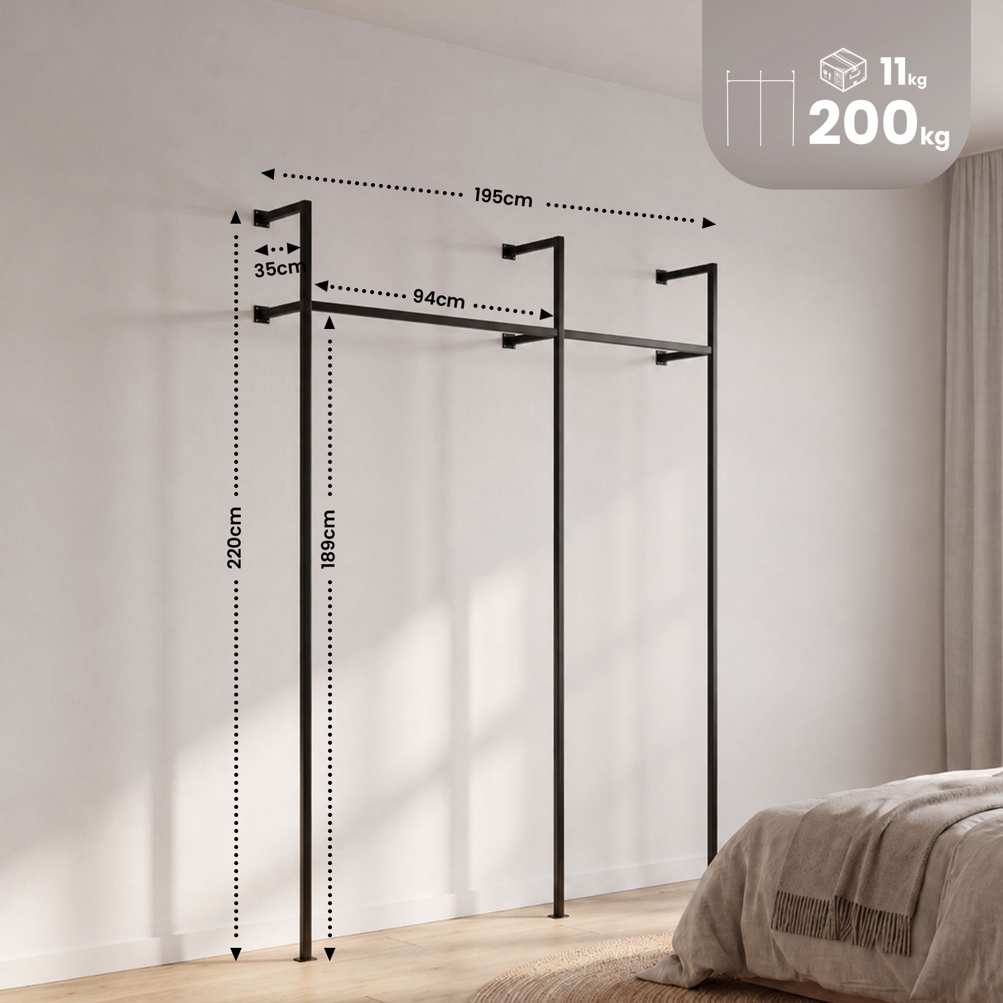 Perchero de pared Merton