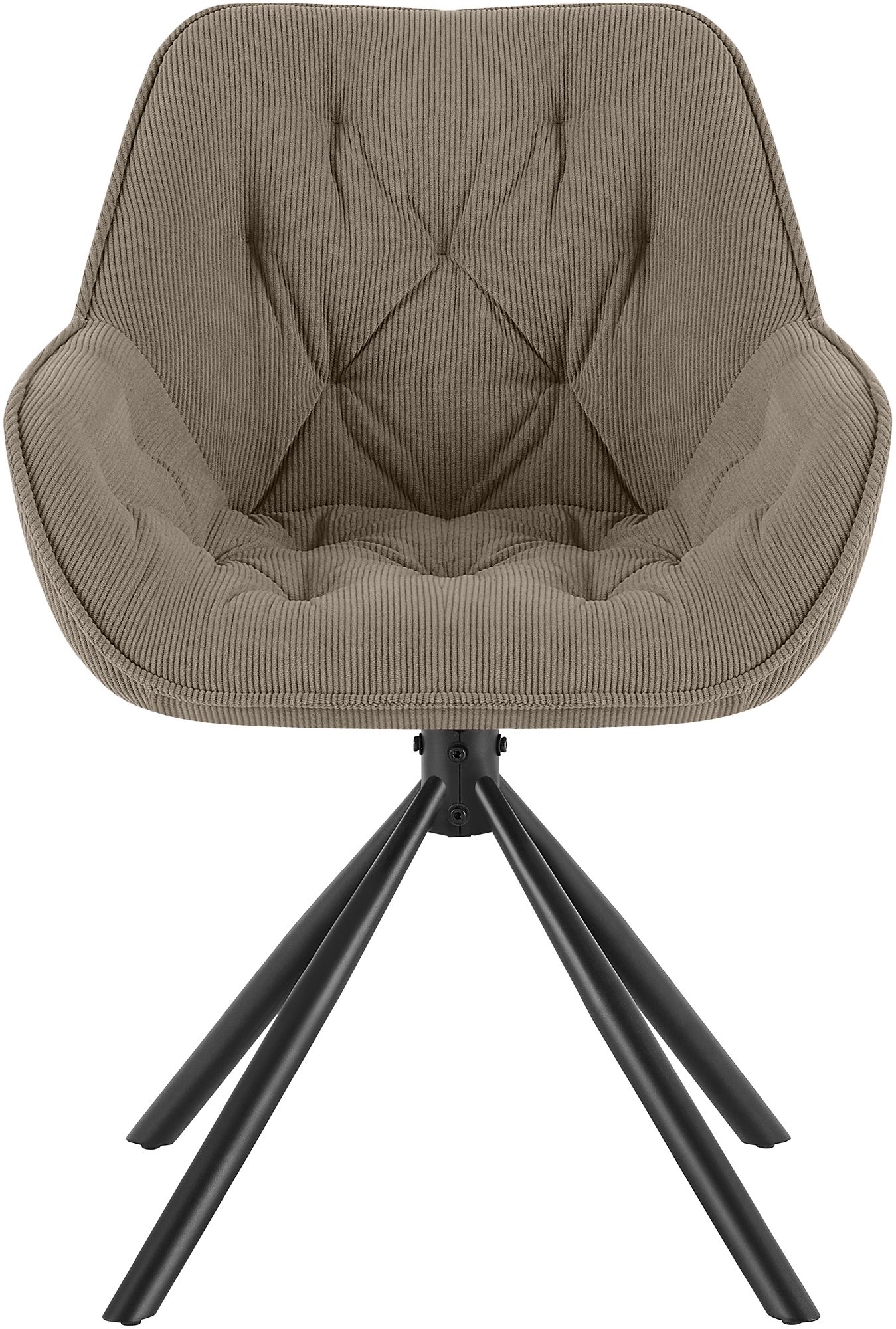 Silla de comedor Rimio de pana
