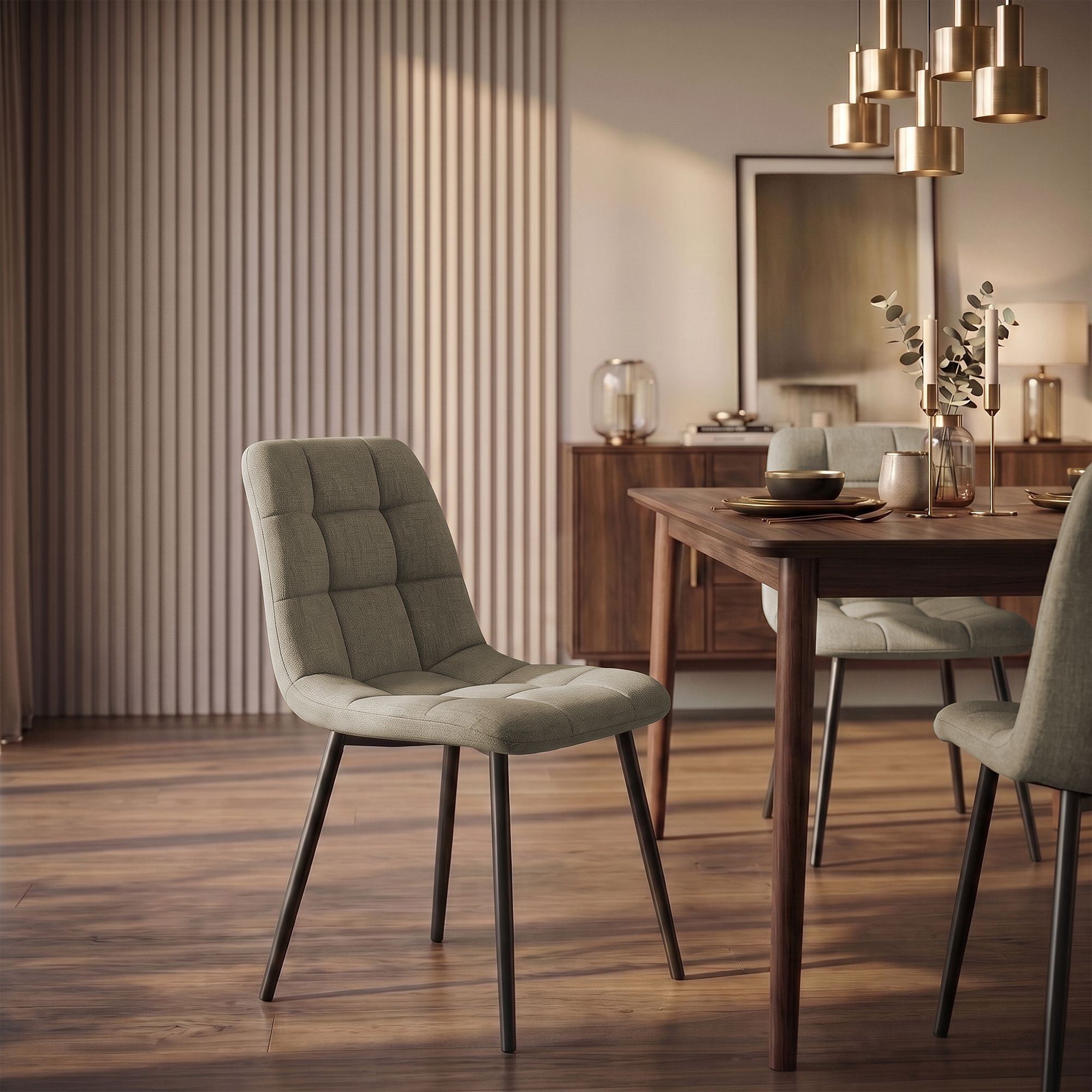 Set de 2 sillas de comedor Tilde
