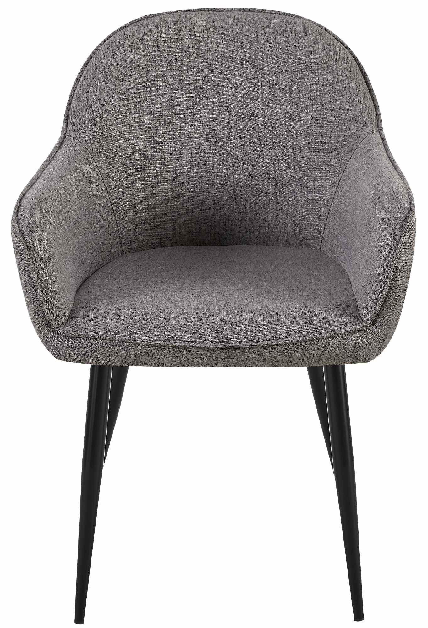Set de 2 sillas de comedor Boise en tela