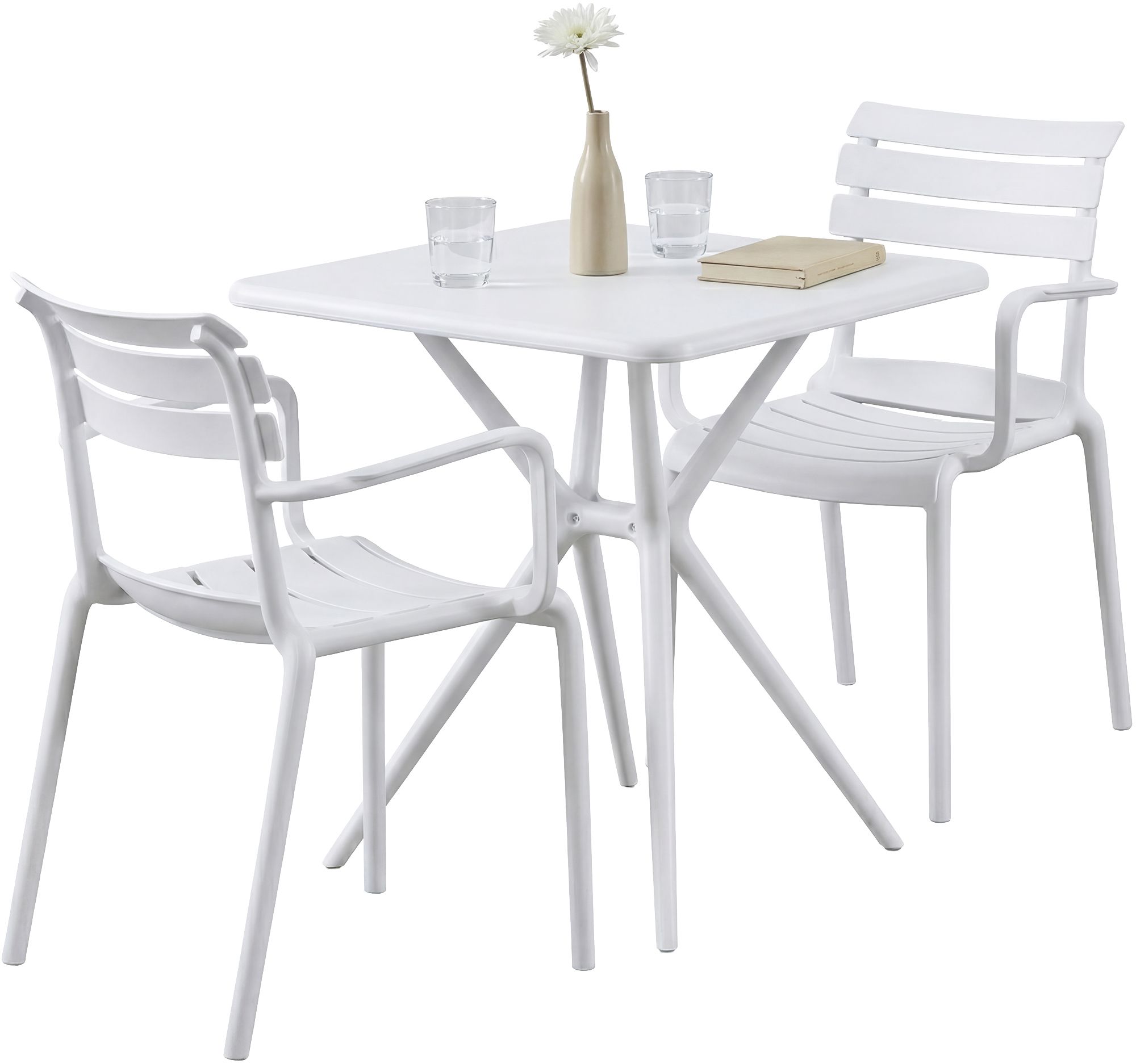 Juego de muebles de jardín Avena con 2 sillas
