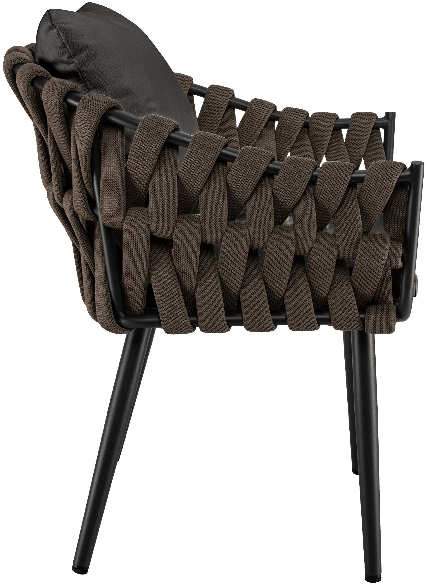 Sillon de jardin Naxos taupe con cojin de asiento