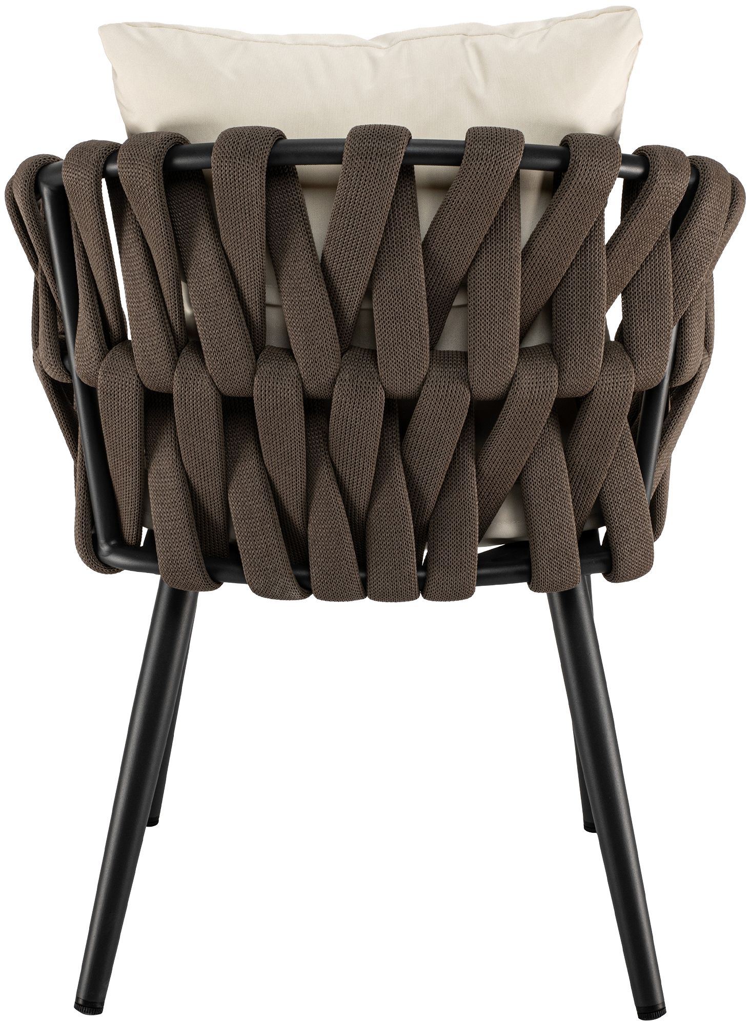 Sillon de jardin Naxos taupe con cojin de asiento