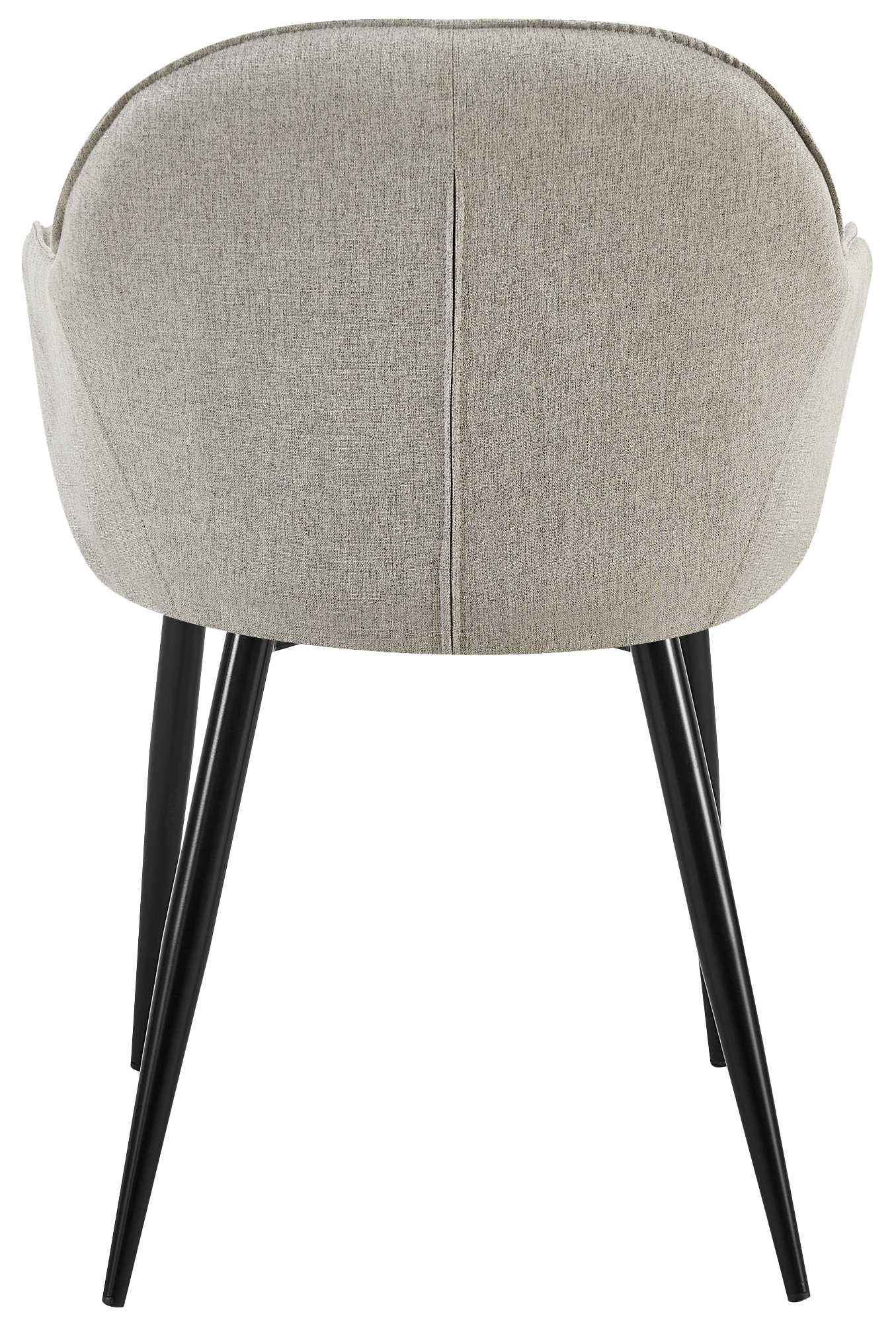 Set de 2 sillas de comedor Boise en tela