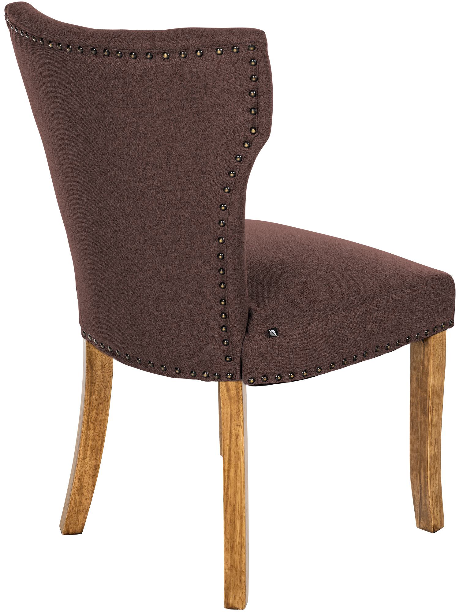 Set de 2 sillas de comedor Zadar en tela