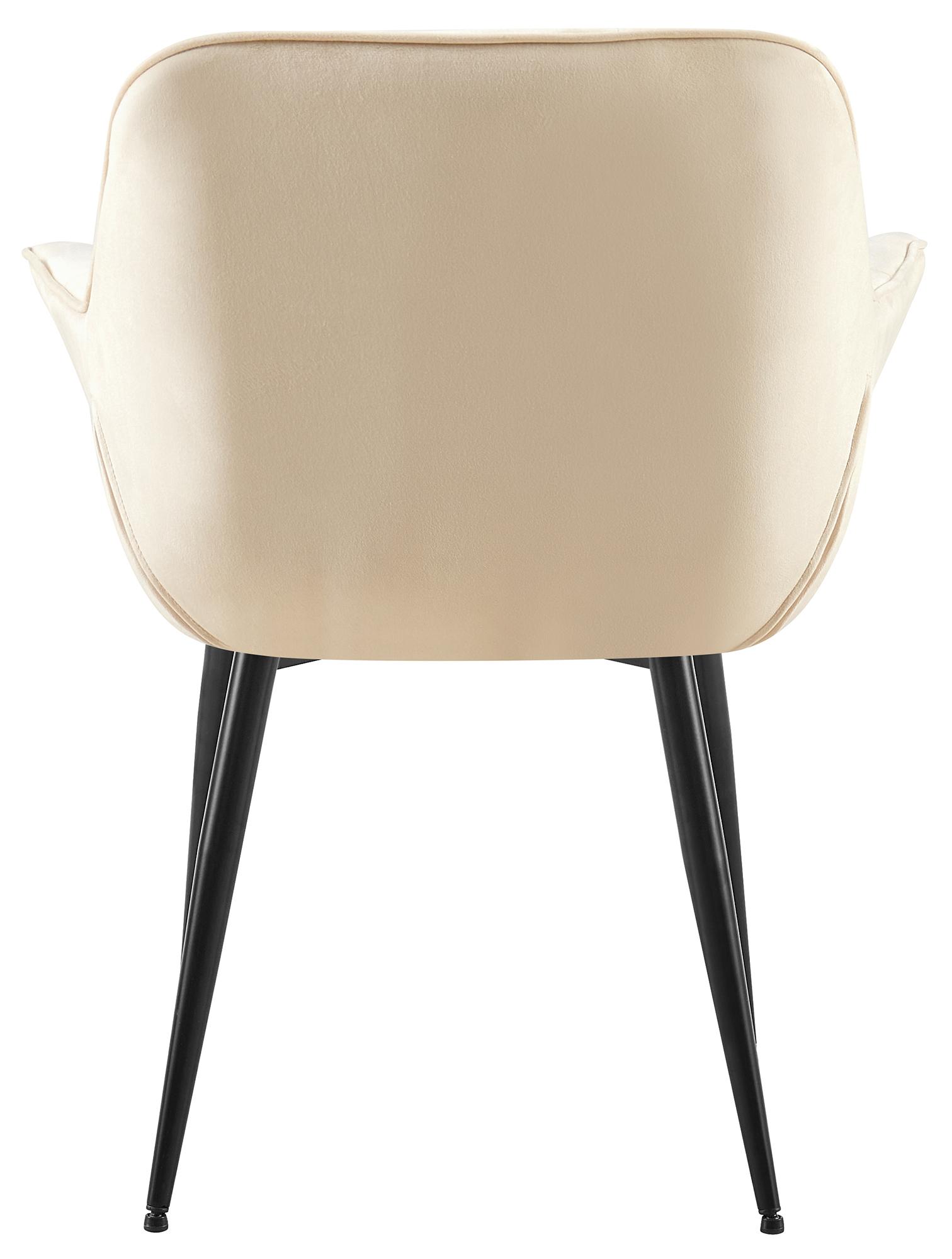Set de 2 sillas de comedor Rosevilla en terciopelo