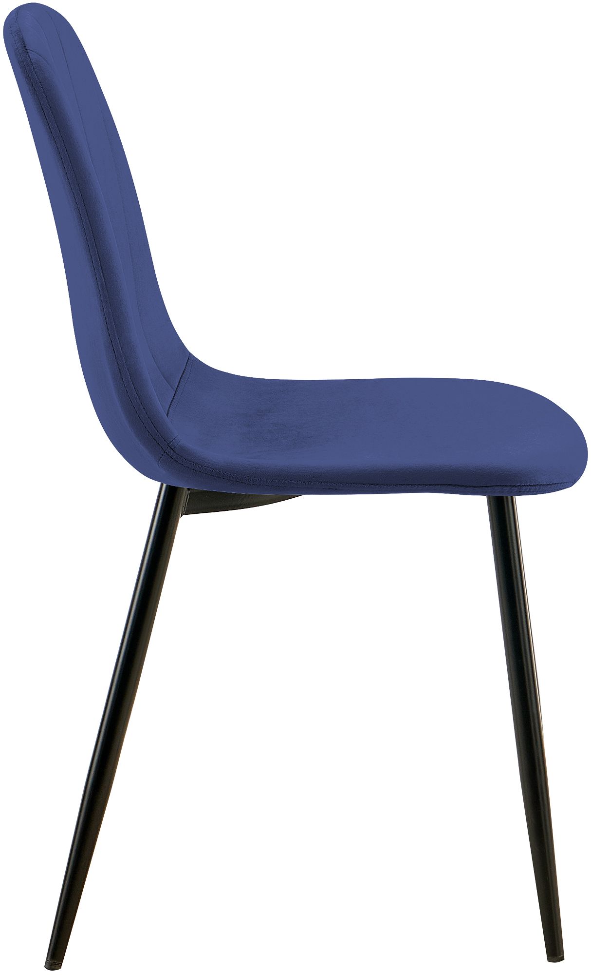 Silla de comedor Baxter de terciopelo