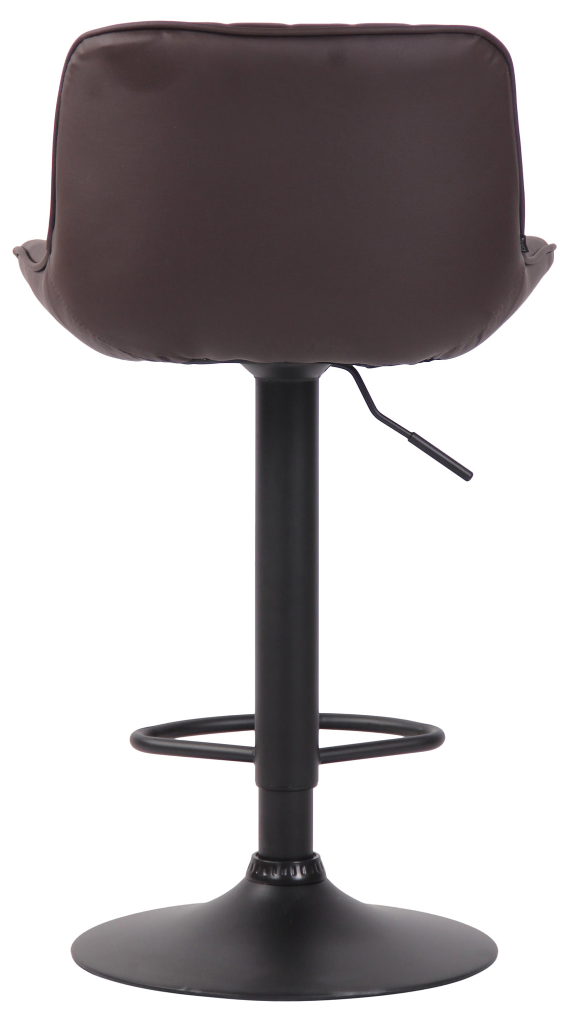 Pack de 2 taburetes de bar Lentini en polipiel