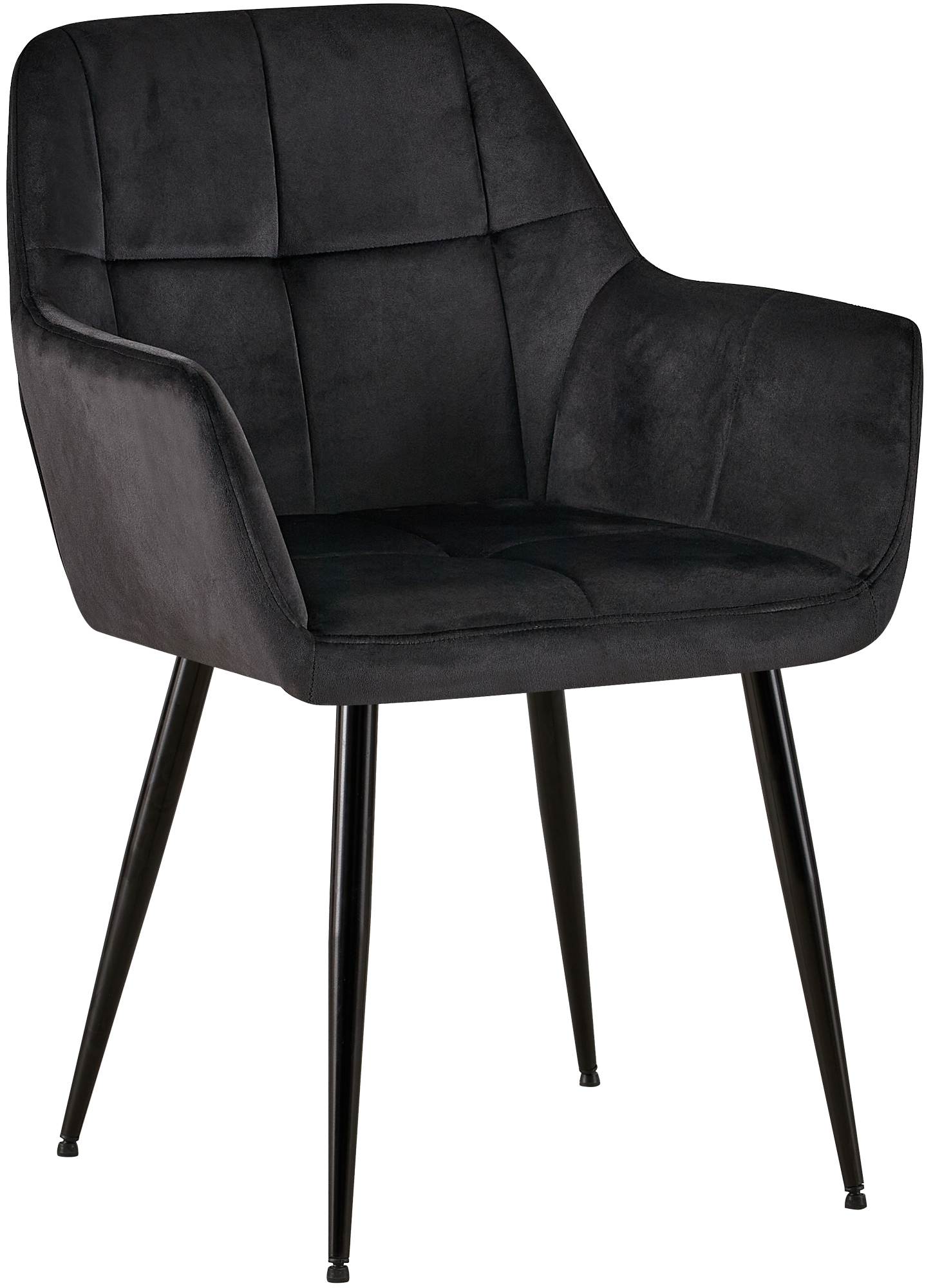 Silla de salón Emia en terciopelo
