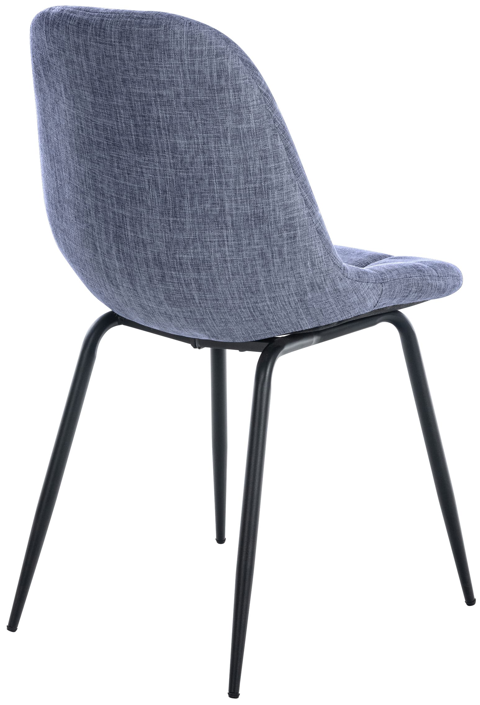 Silla de comedor Tom en tela o polipiel