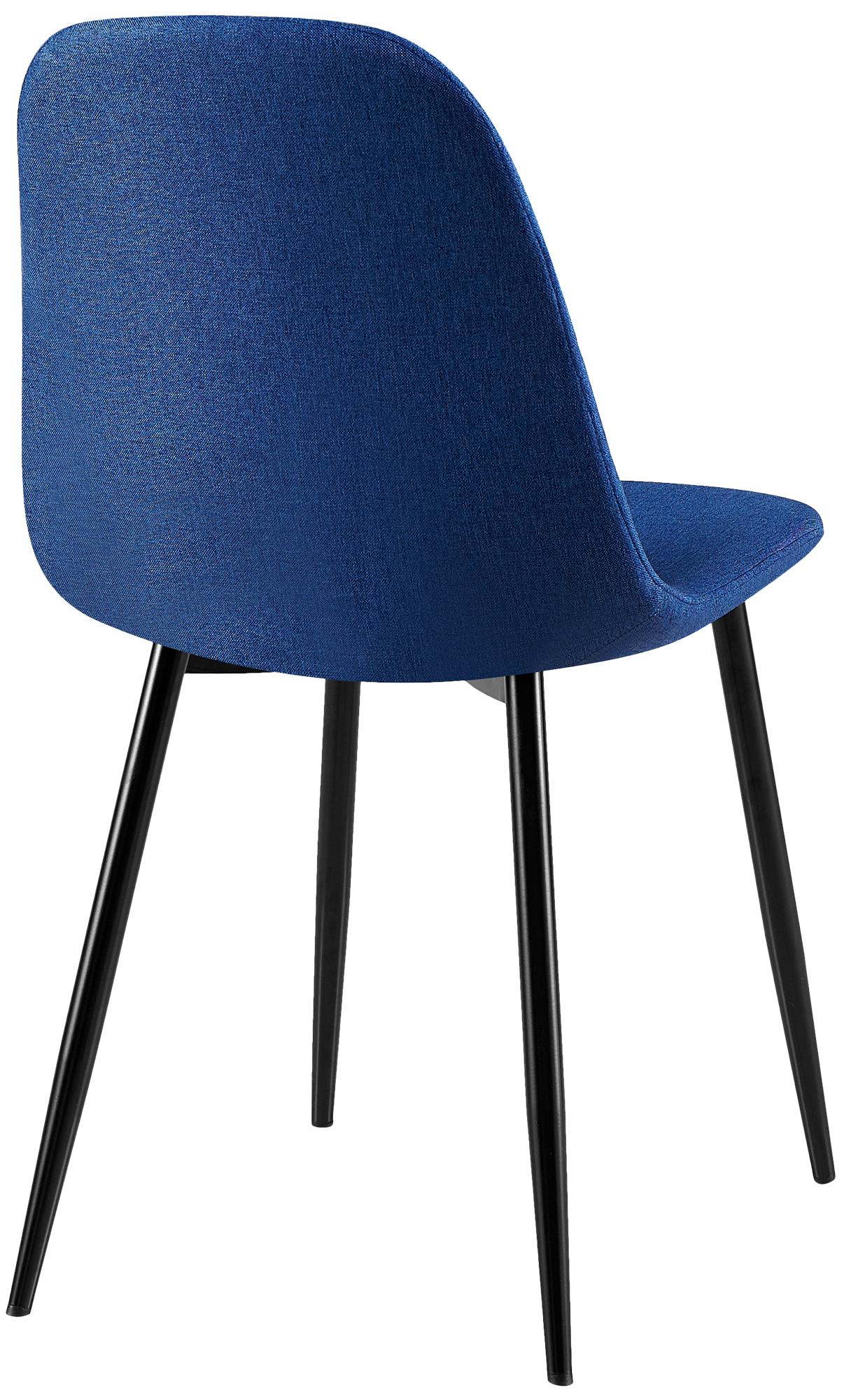Set de 4 sillas de comedor Giverny en tela o terciopelo