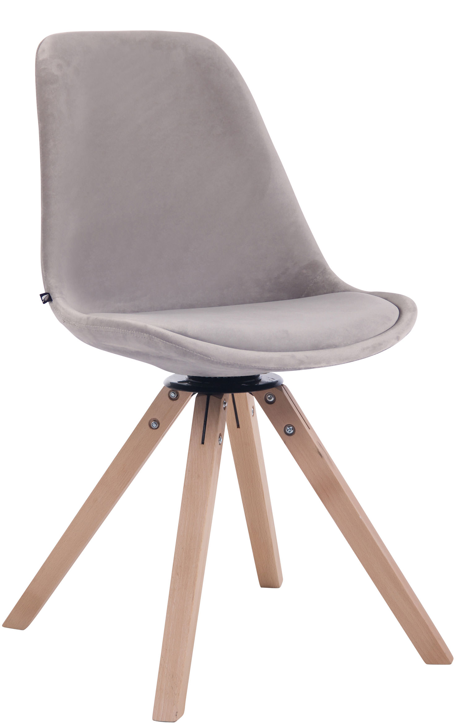 Silla Troyes Square En Terciopelo