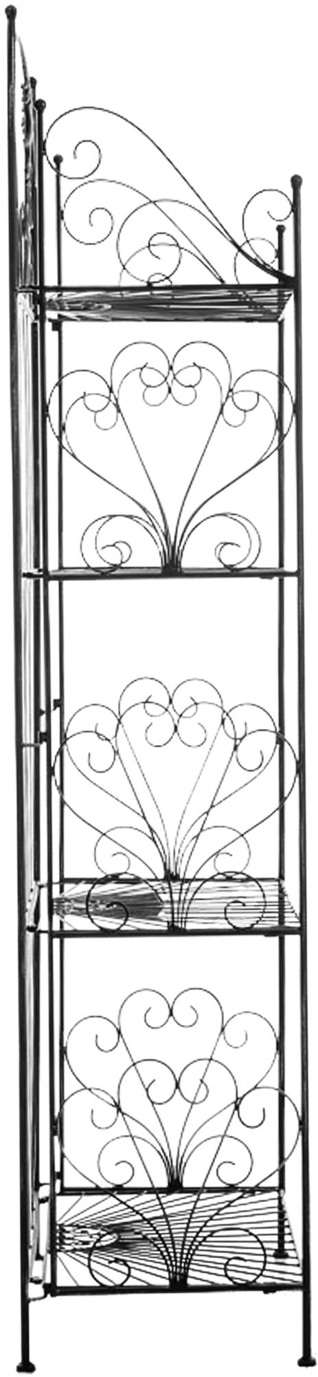 Estantería de pie Mia de hierro 153 x 62 cm
