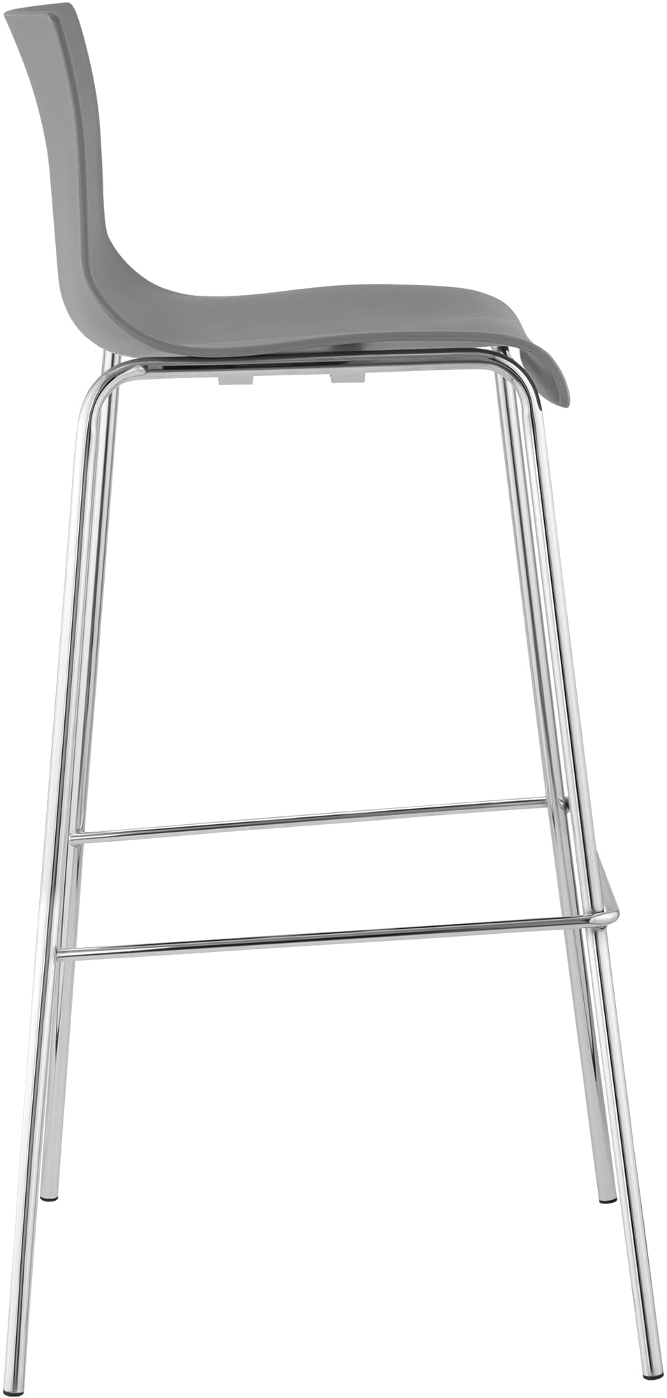 Taburete de Bar Hover de Plástico Base de 4 Patas