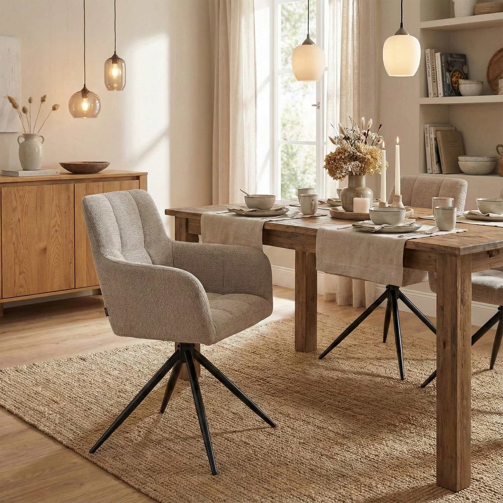 Silla de comedor Jonah Tela