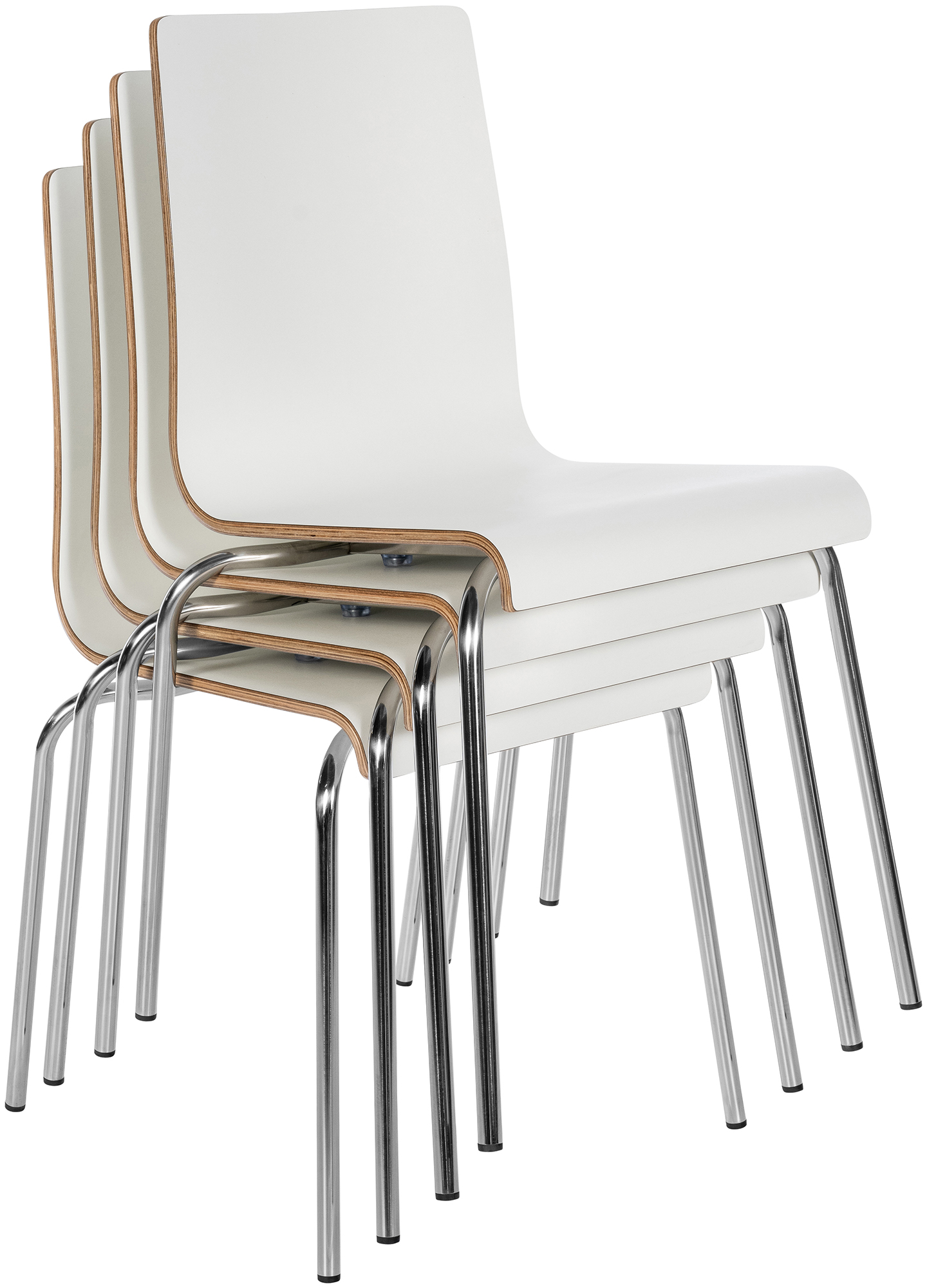Set de 4 sillas apilables Gahanna