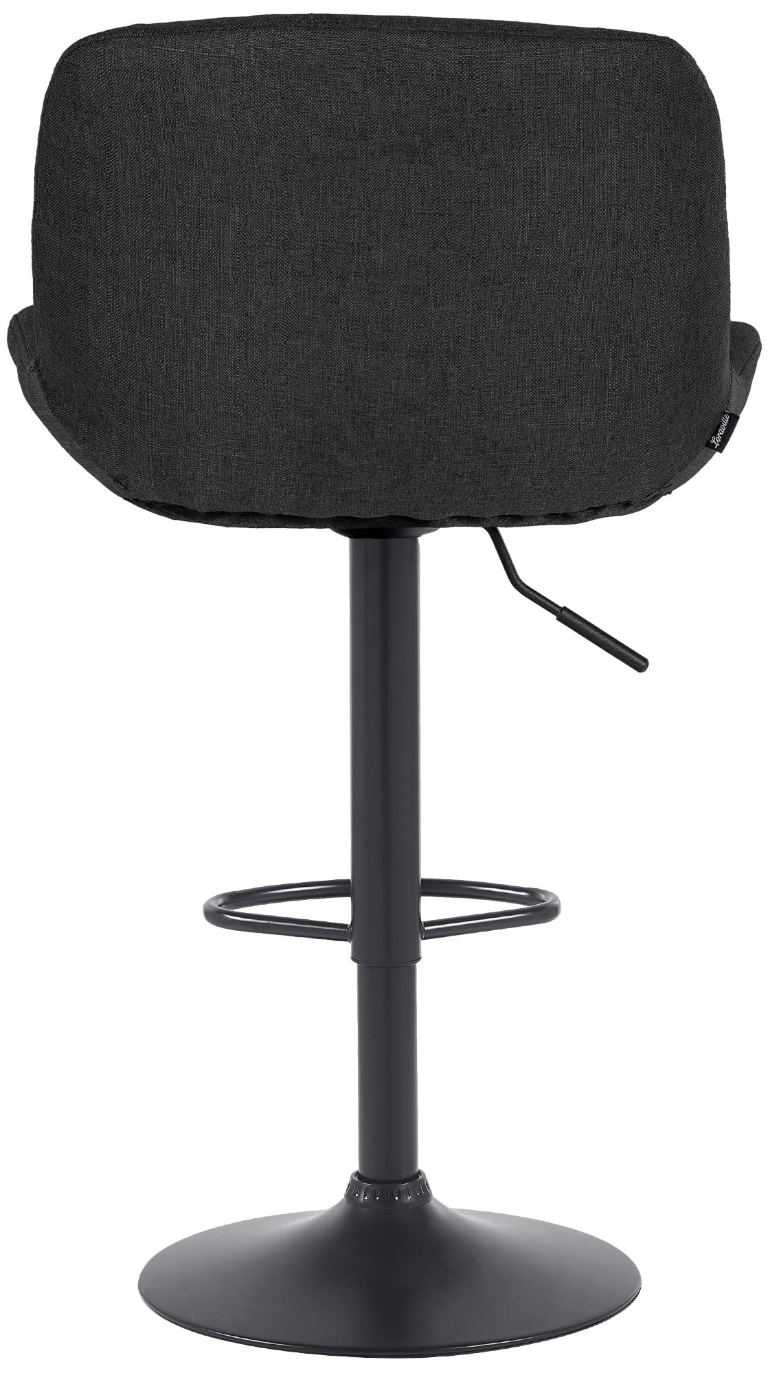 Taburete de bar Solon negro