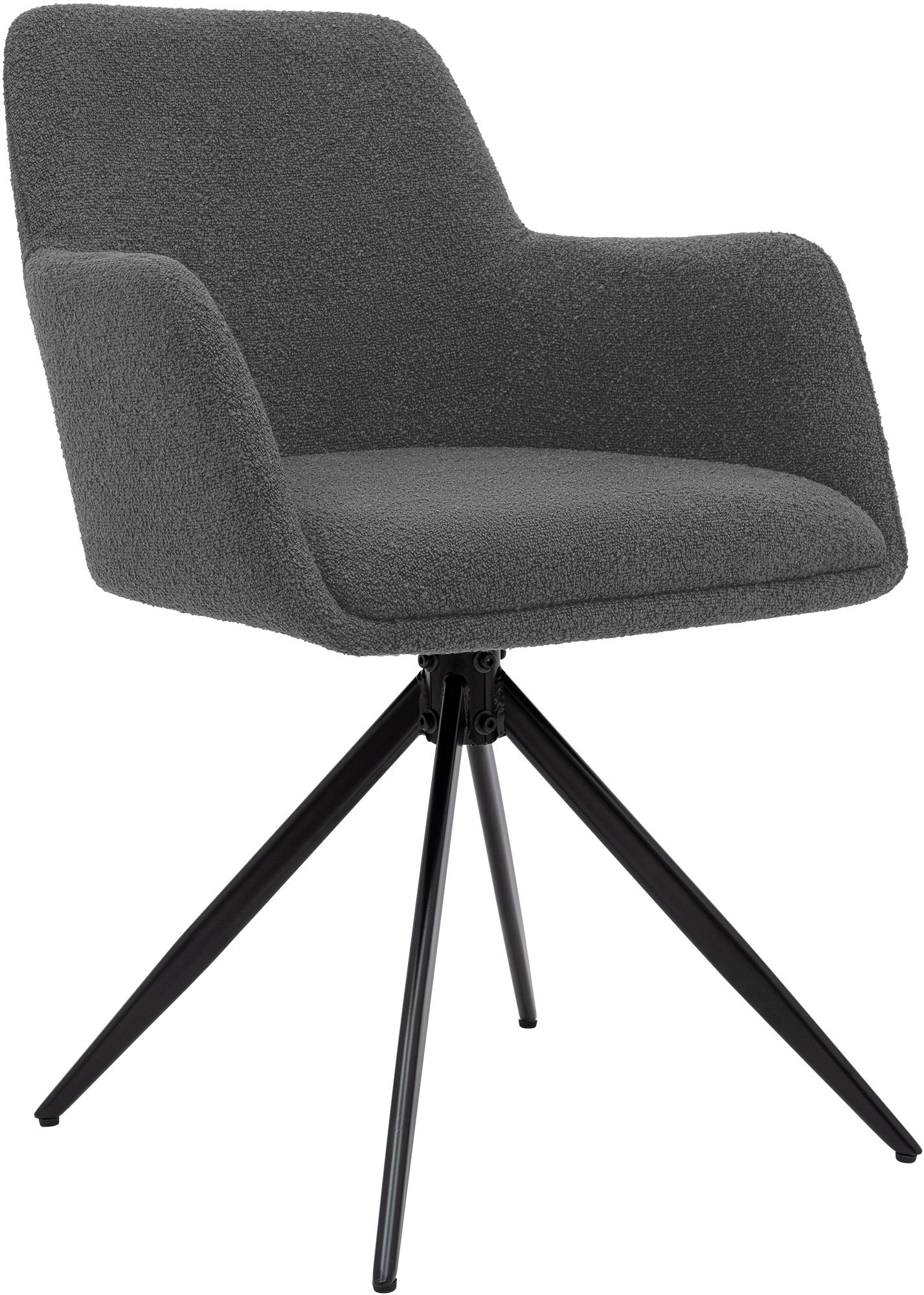 Silla de Comedor Olema de Tejido de Peluche