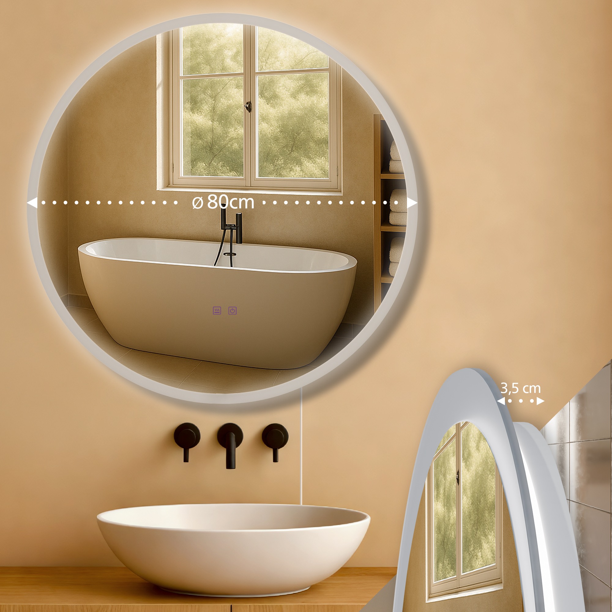 Espejo de baño Laconia