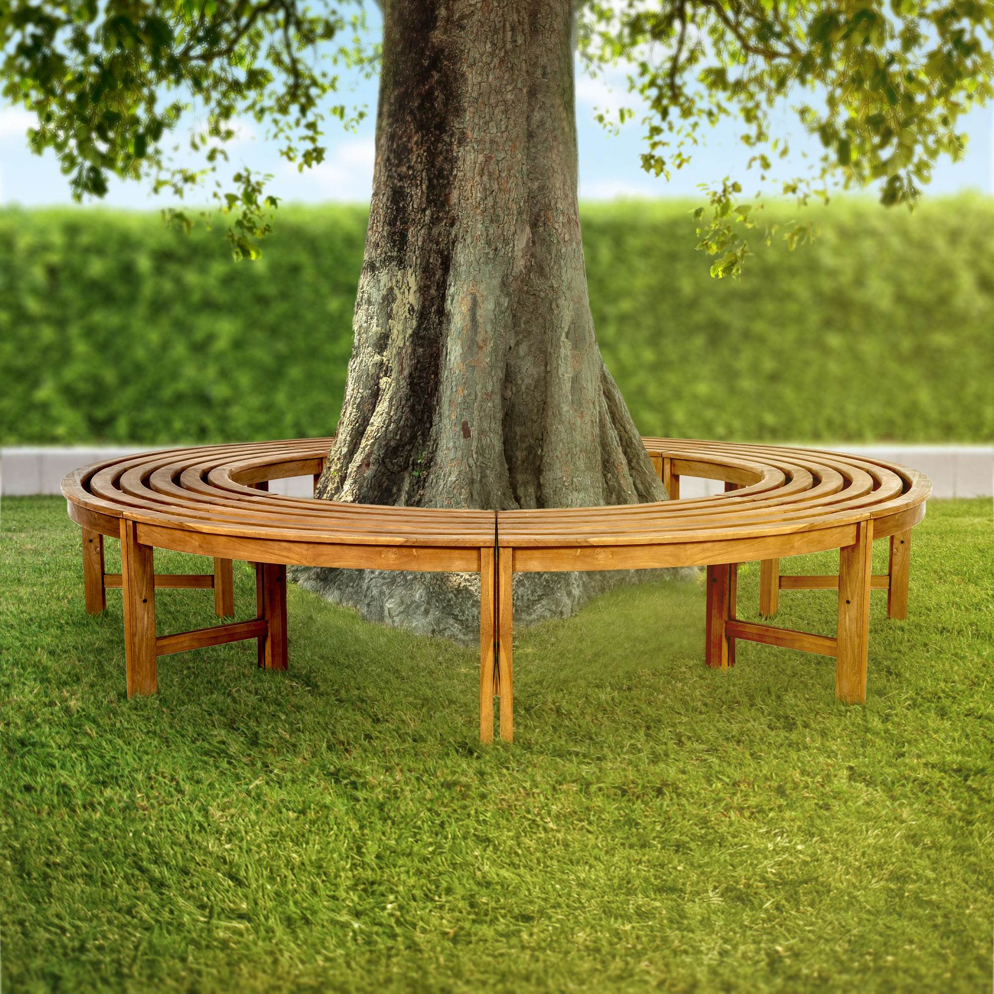 Banco de árbol Nila sin respaldo 250 cm