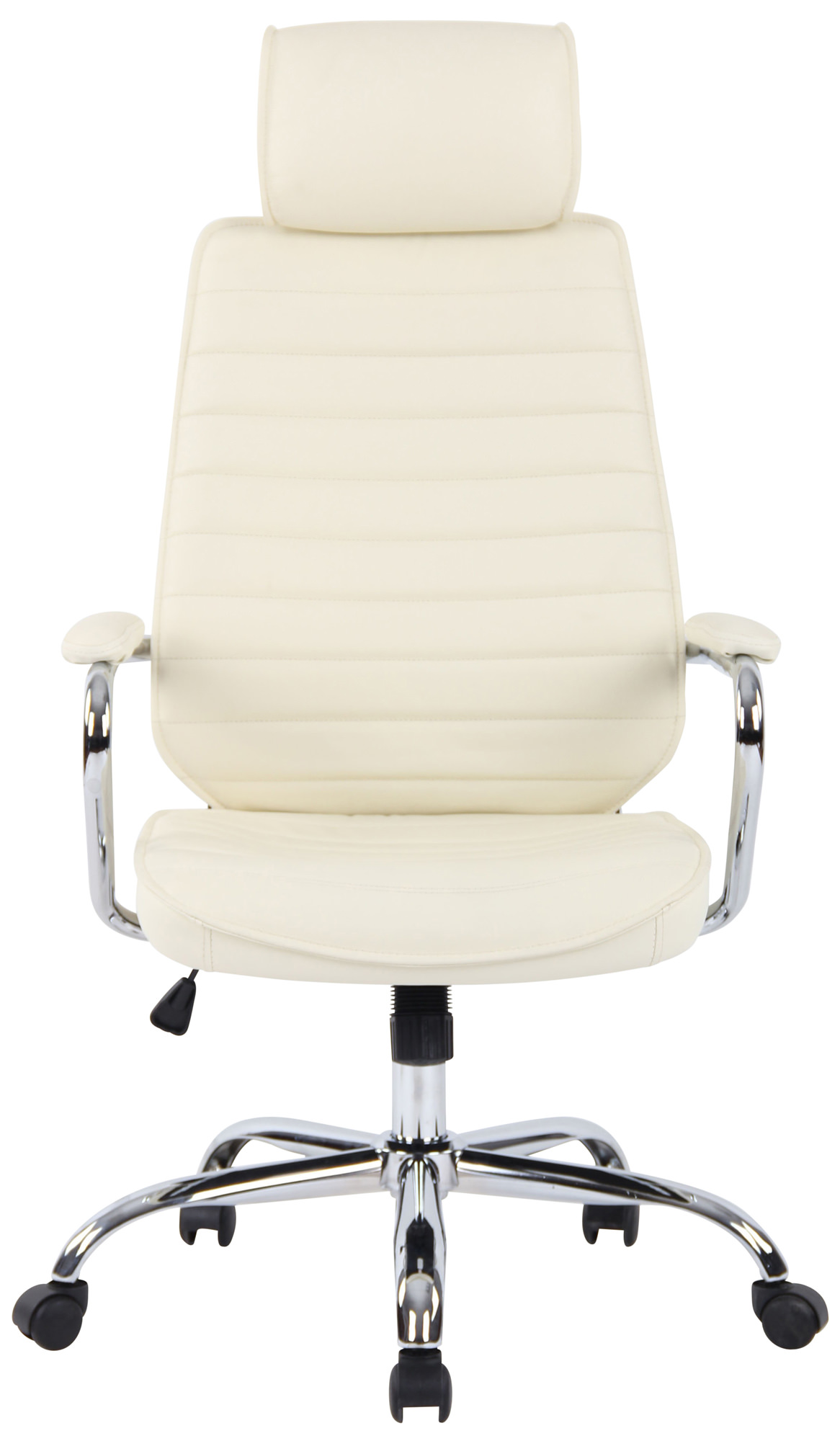 Silla de oficina Rako de piel auténtica
