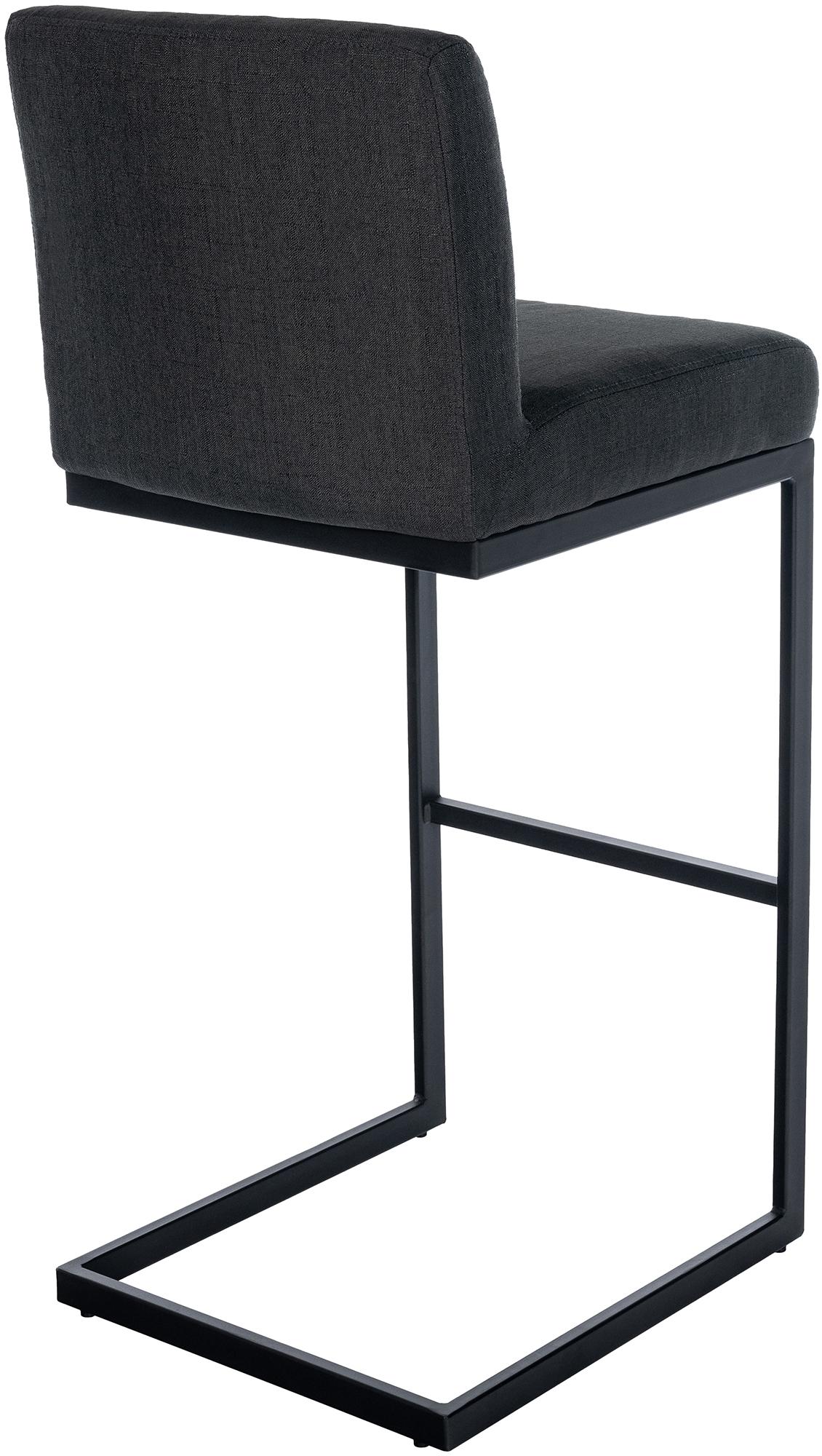 Taburete de bar de tela Hopewell