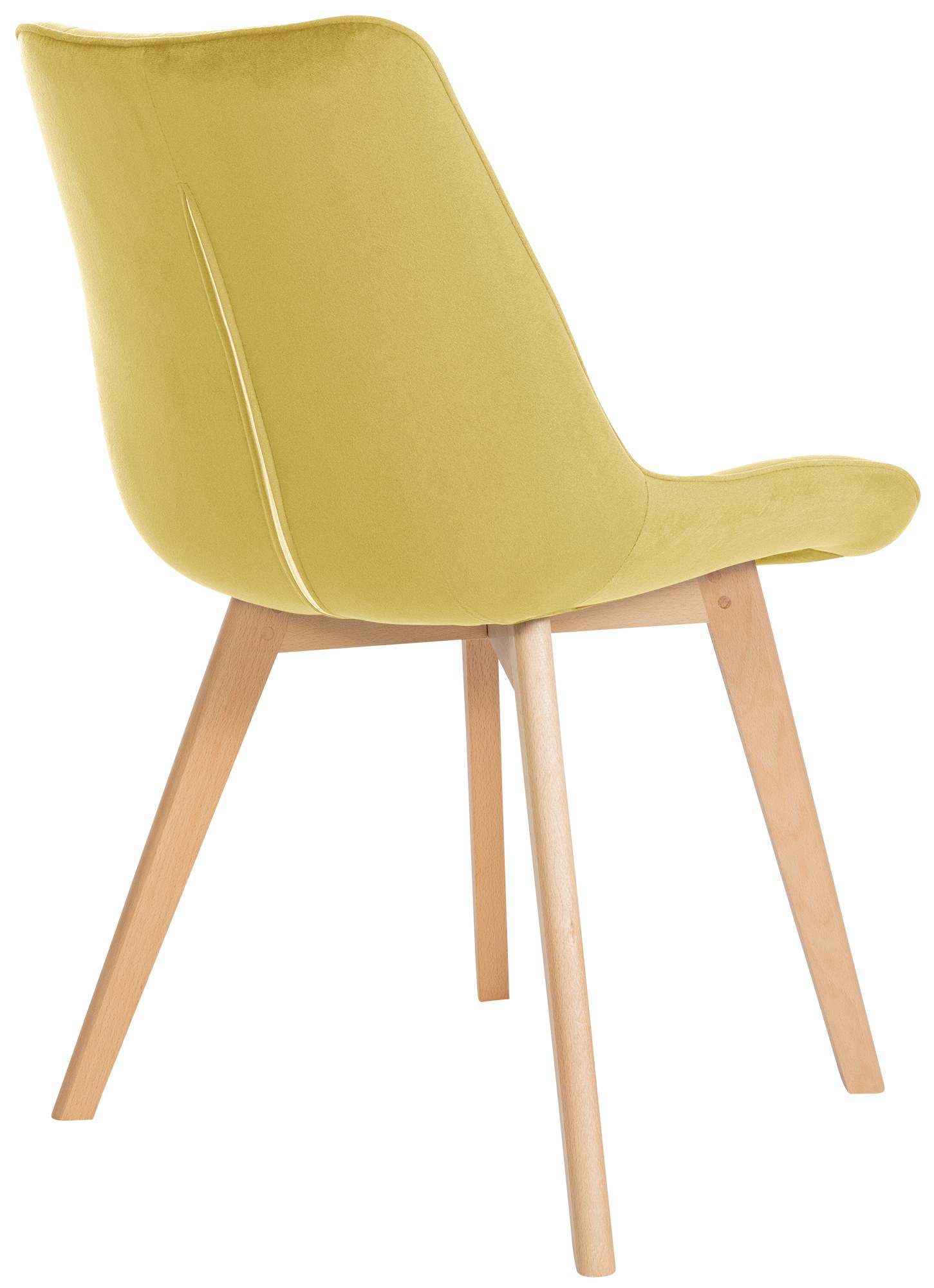 Silla de comedor Brook en terciopelo