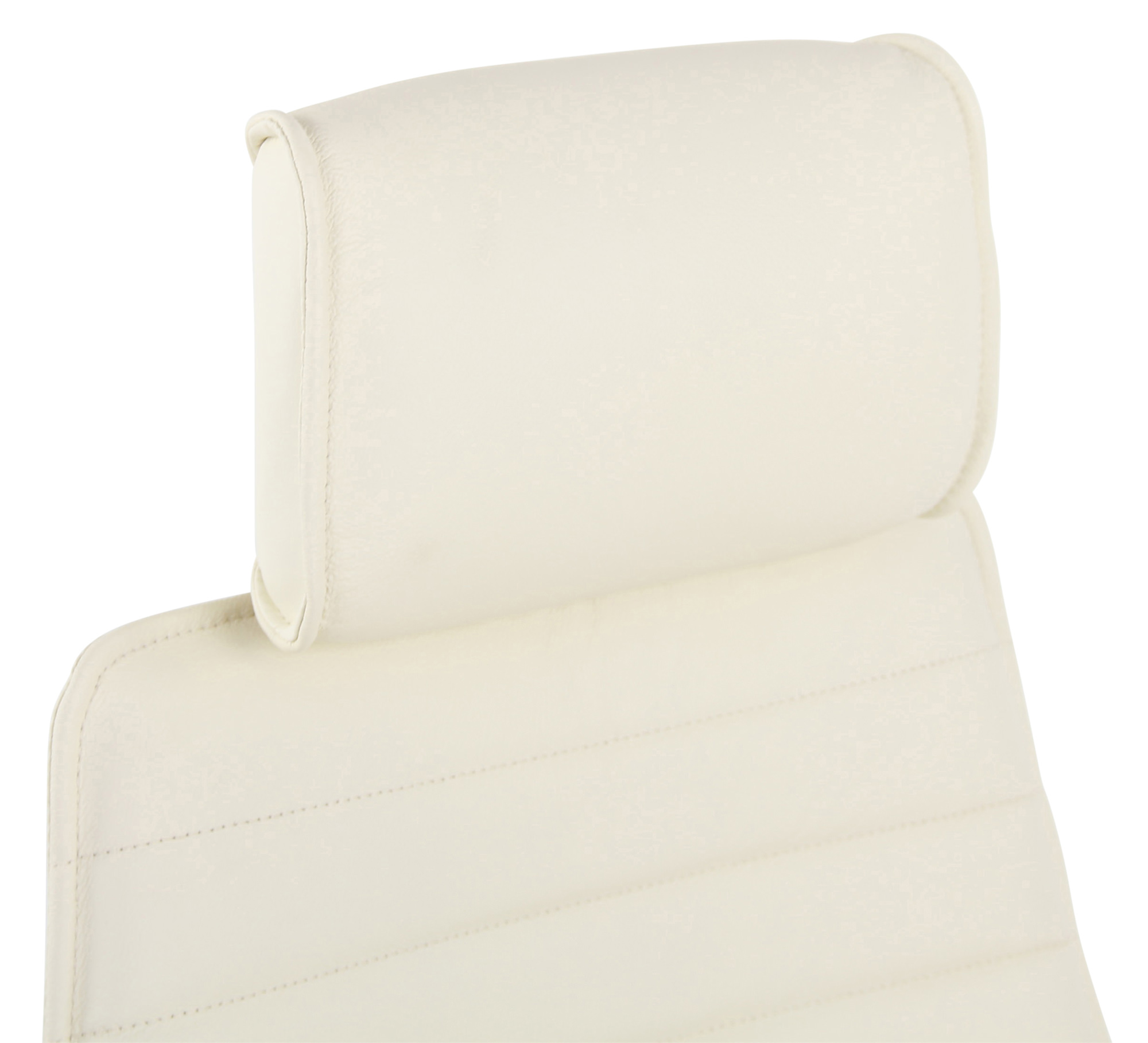 Silla de oficina Rako de piel auténtica