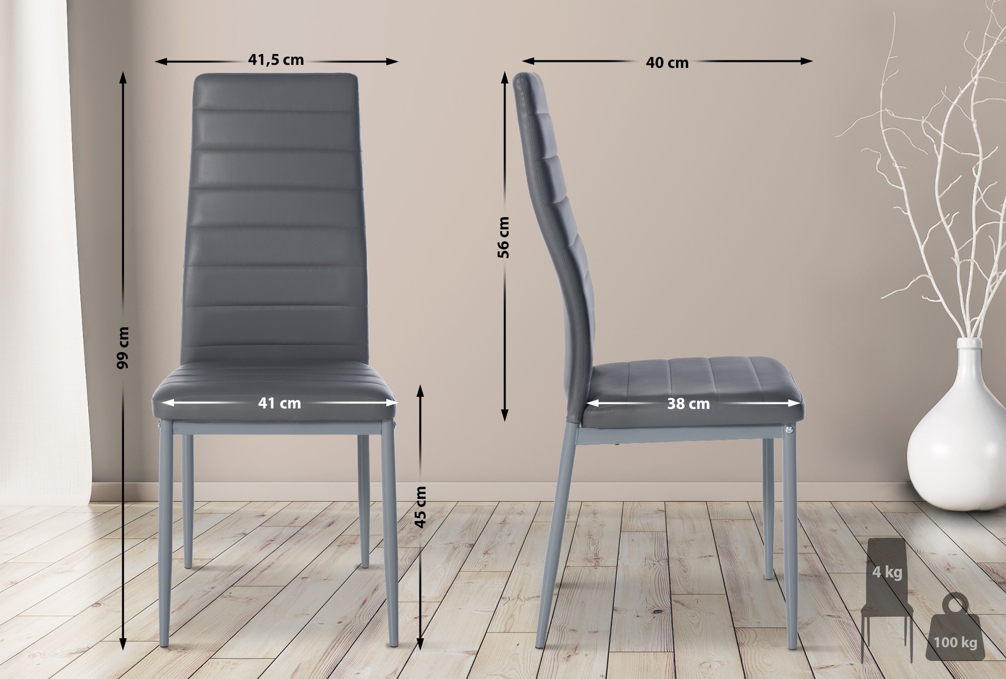 Set de 6 sillas de comedor Mayfair