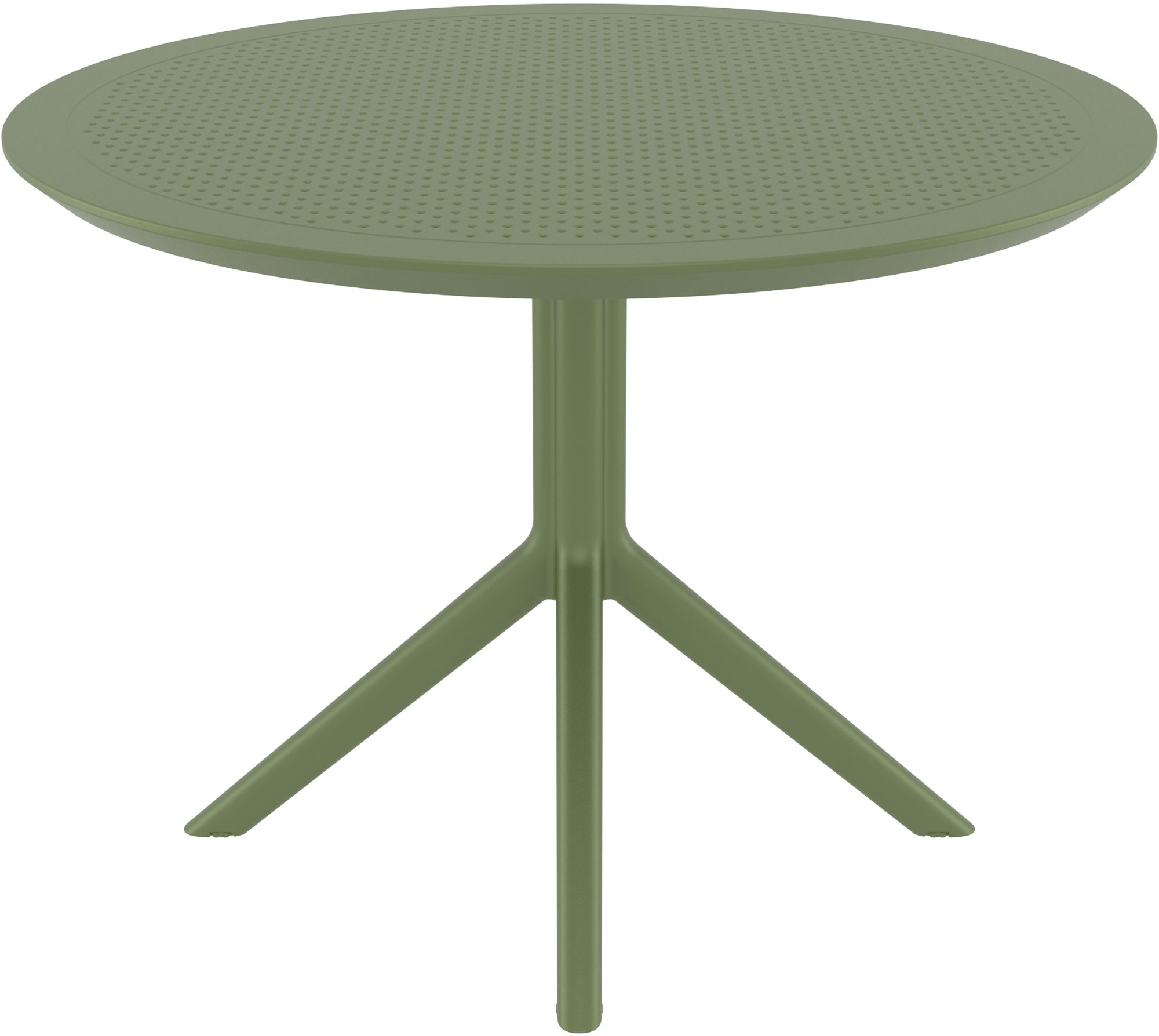 Mesa Redonda Sky para Jardín y Terraza, Diametro 105 cm - Diseño Moderno Exterior
