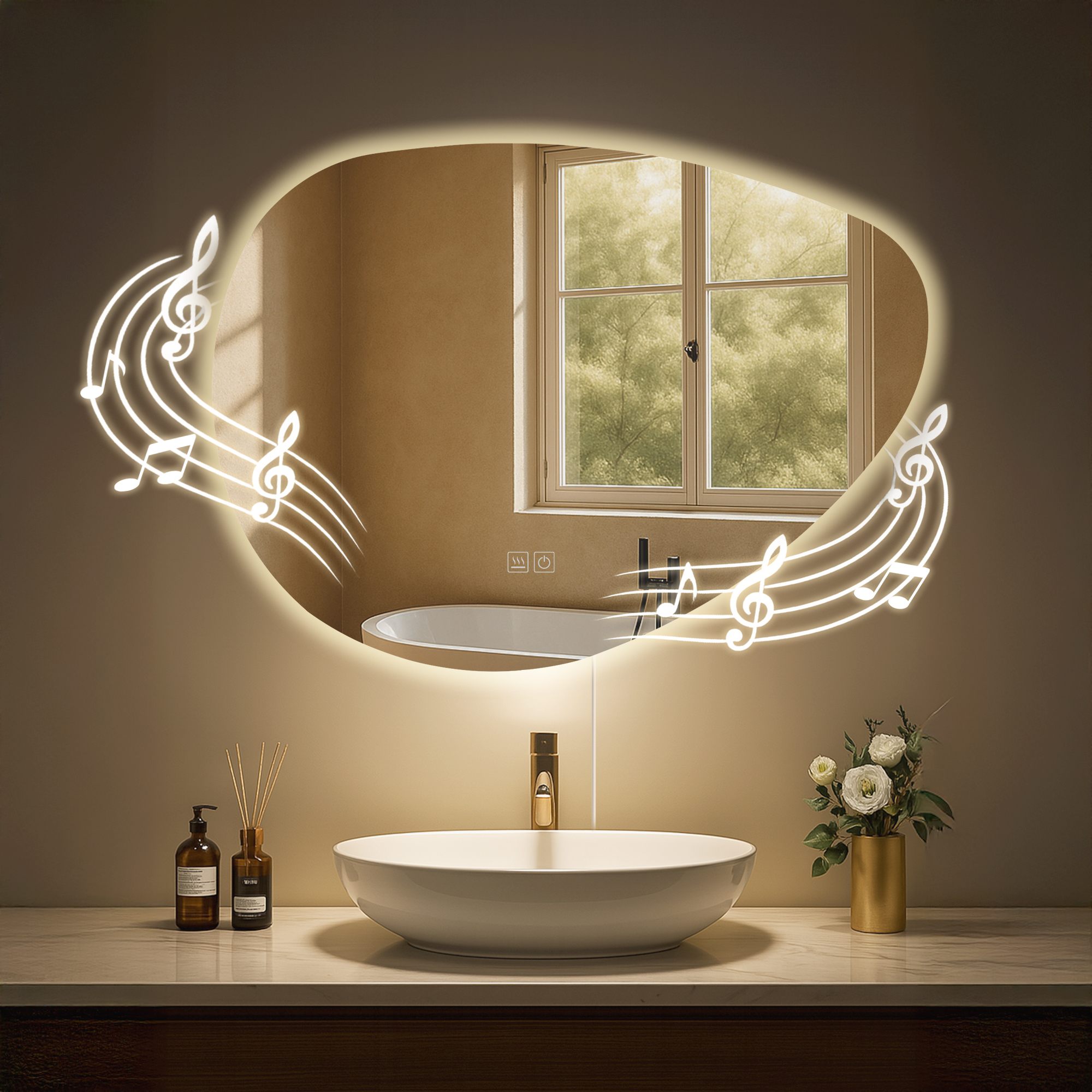 Espejo de baño Almafie