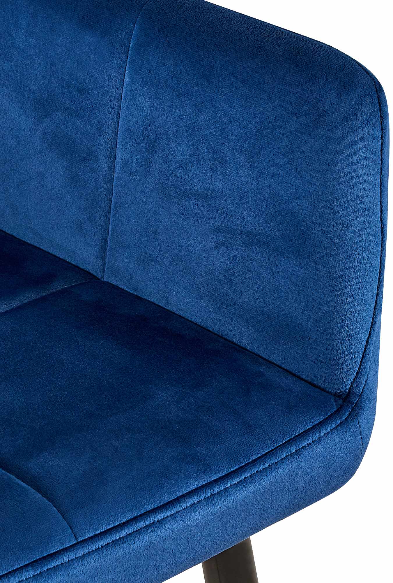 Silla de salón Emia en terciopelo
