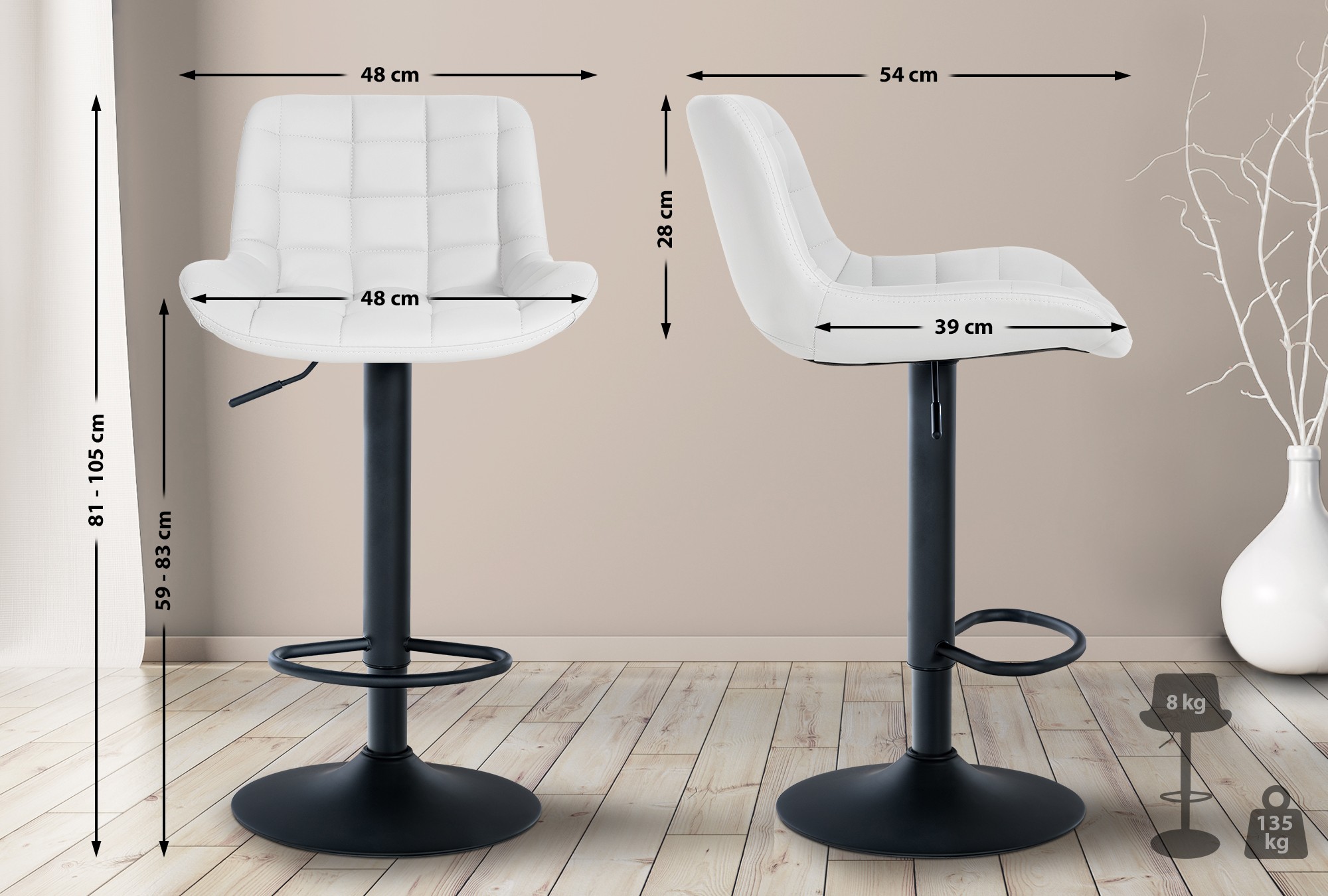 Taburete de bar Tover