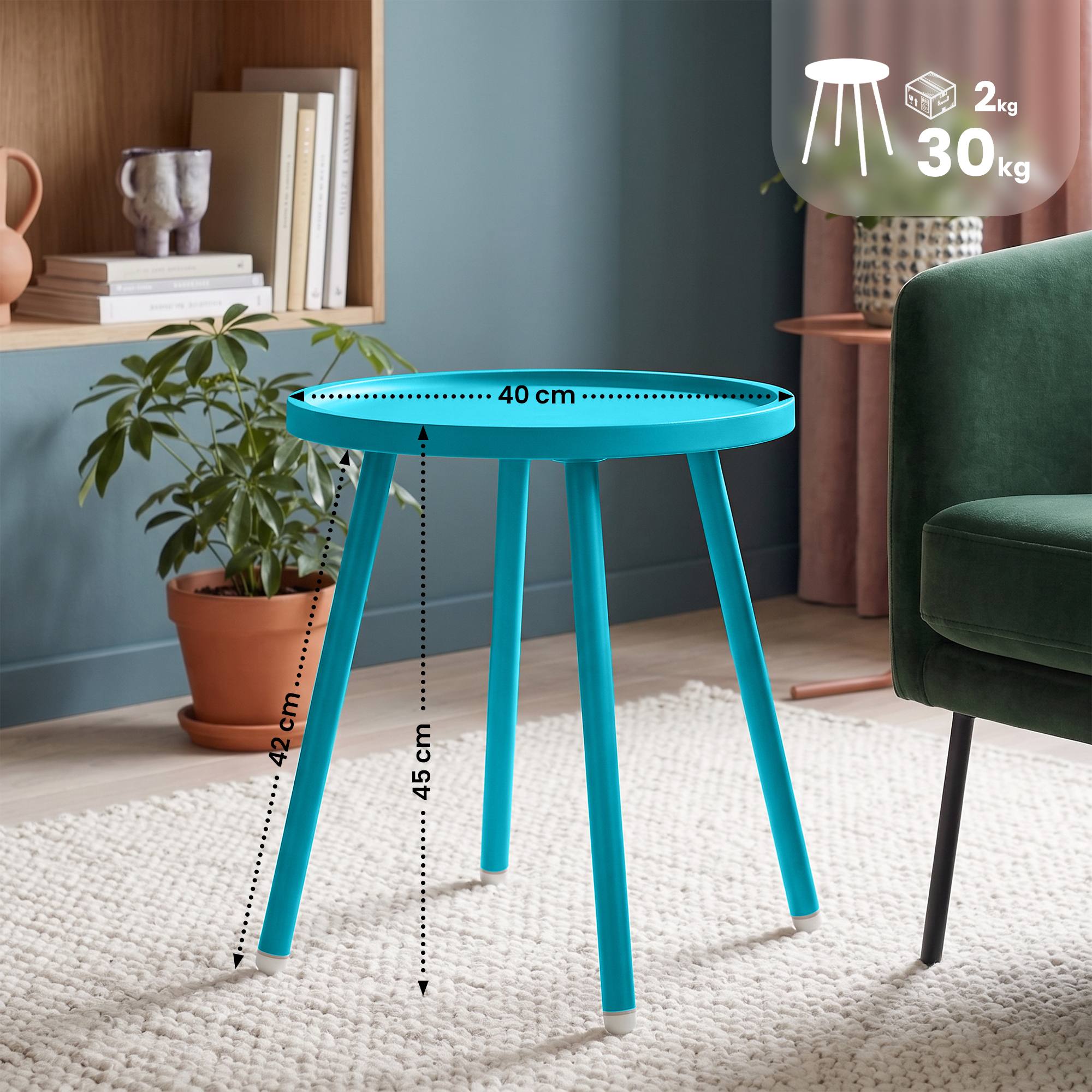 Mesa auxiliar Busan Ø 40 cm