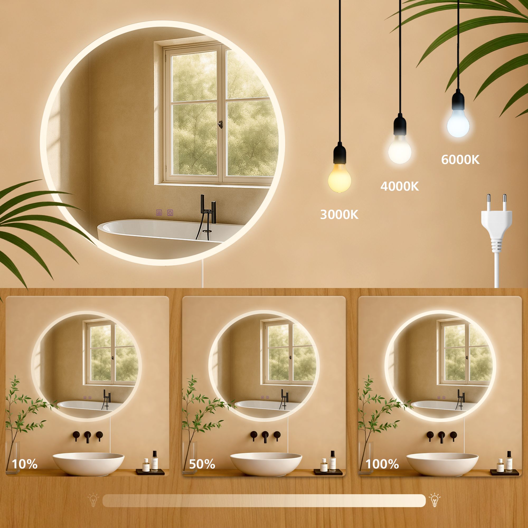Espejo de baño Laconia