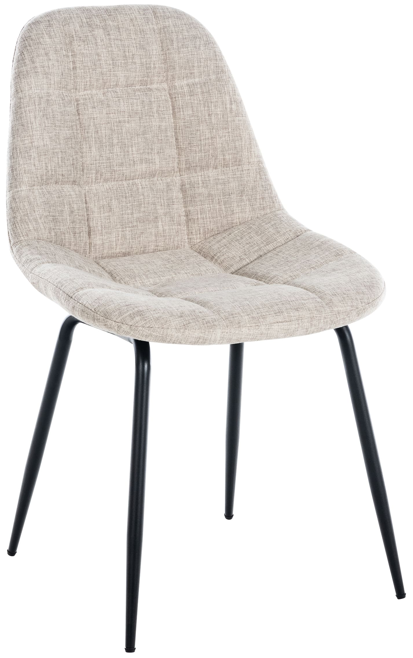 Silla de comedor Tom en tela o polipiel