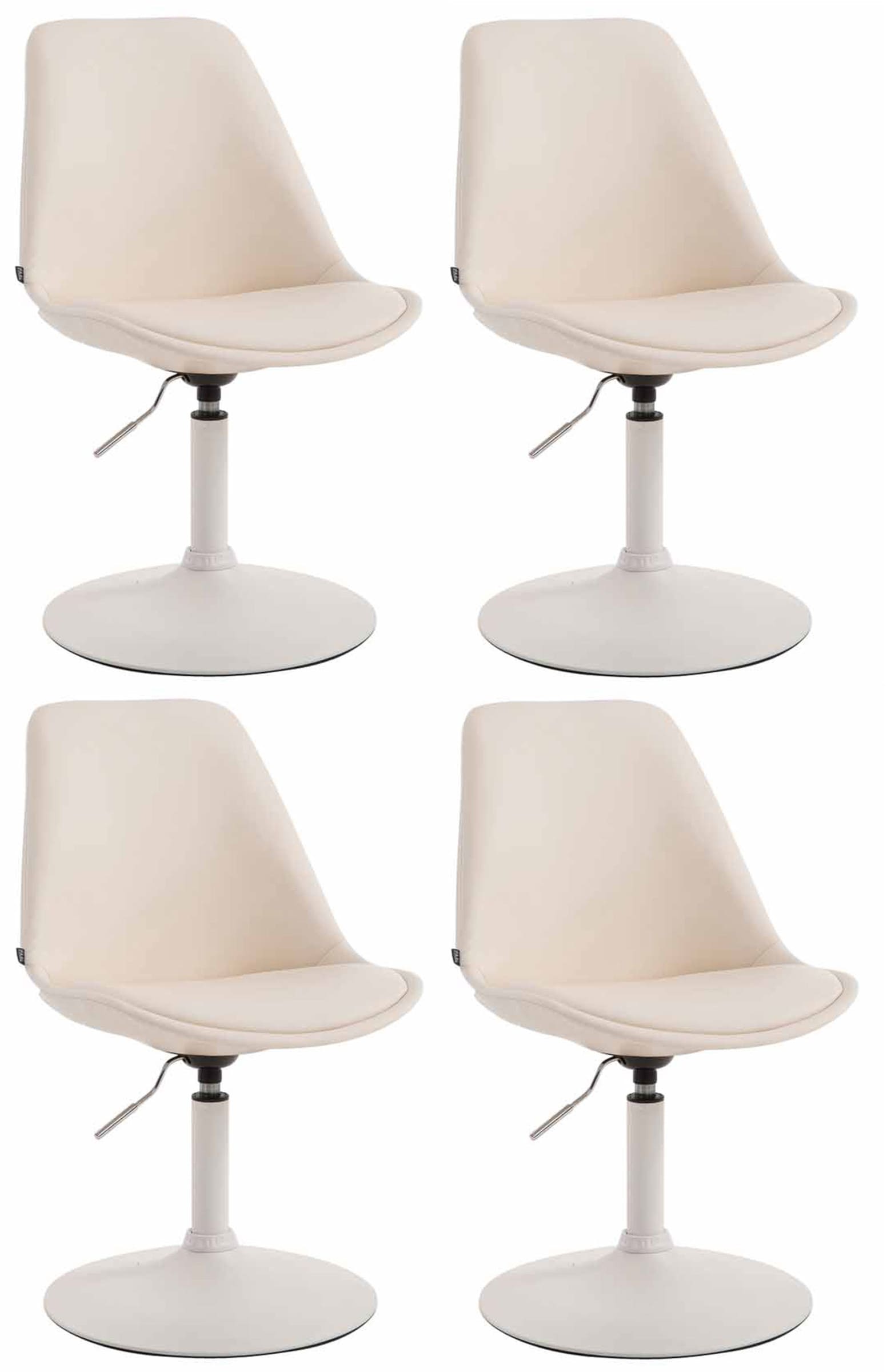 Set de 4 sillas Lounge Maverick en polipiel