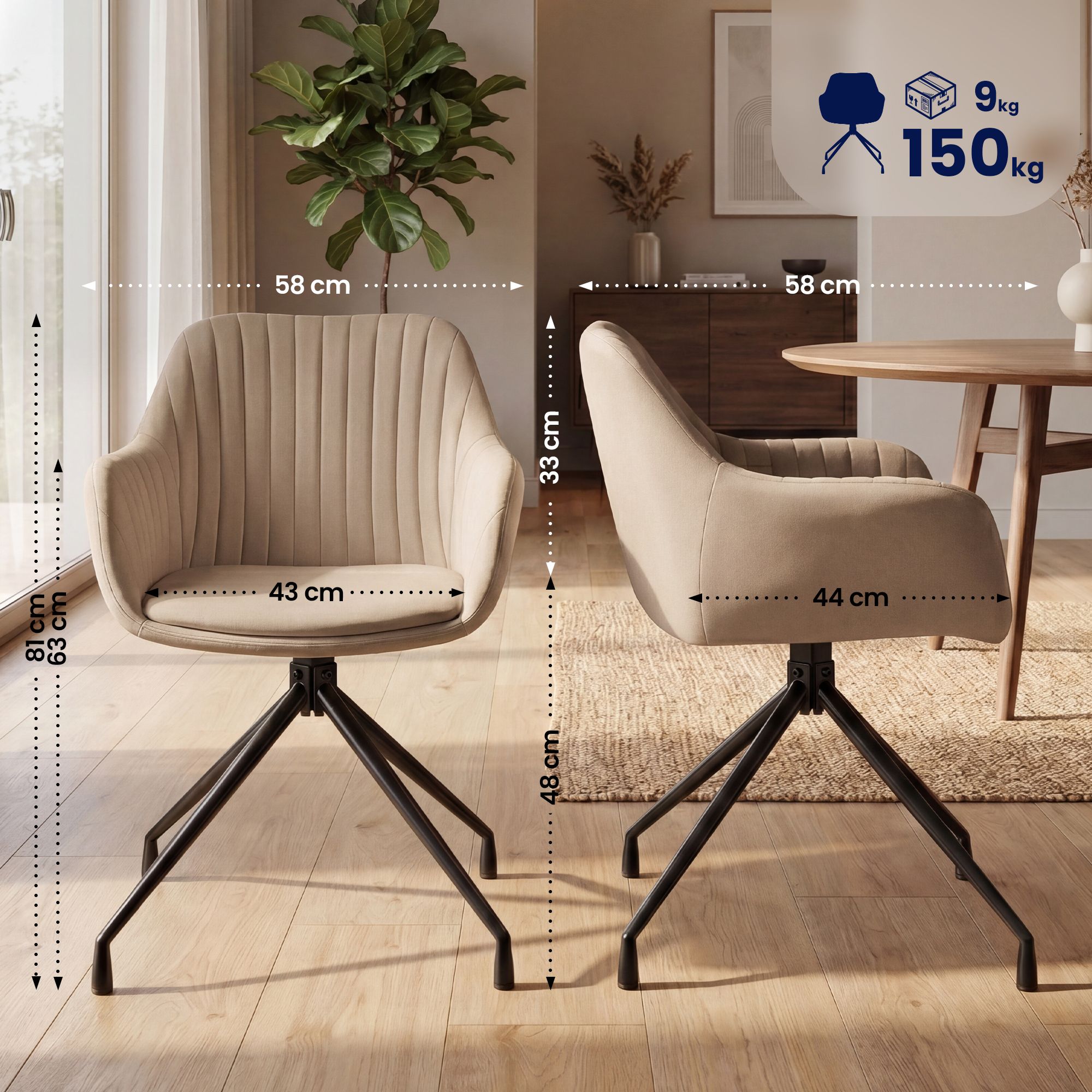 Silla de Comedor Welby