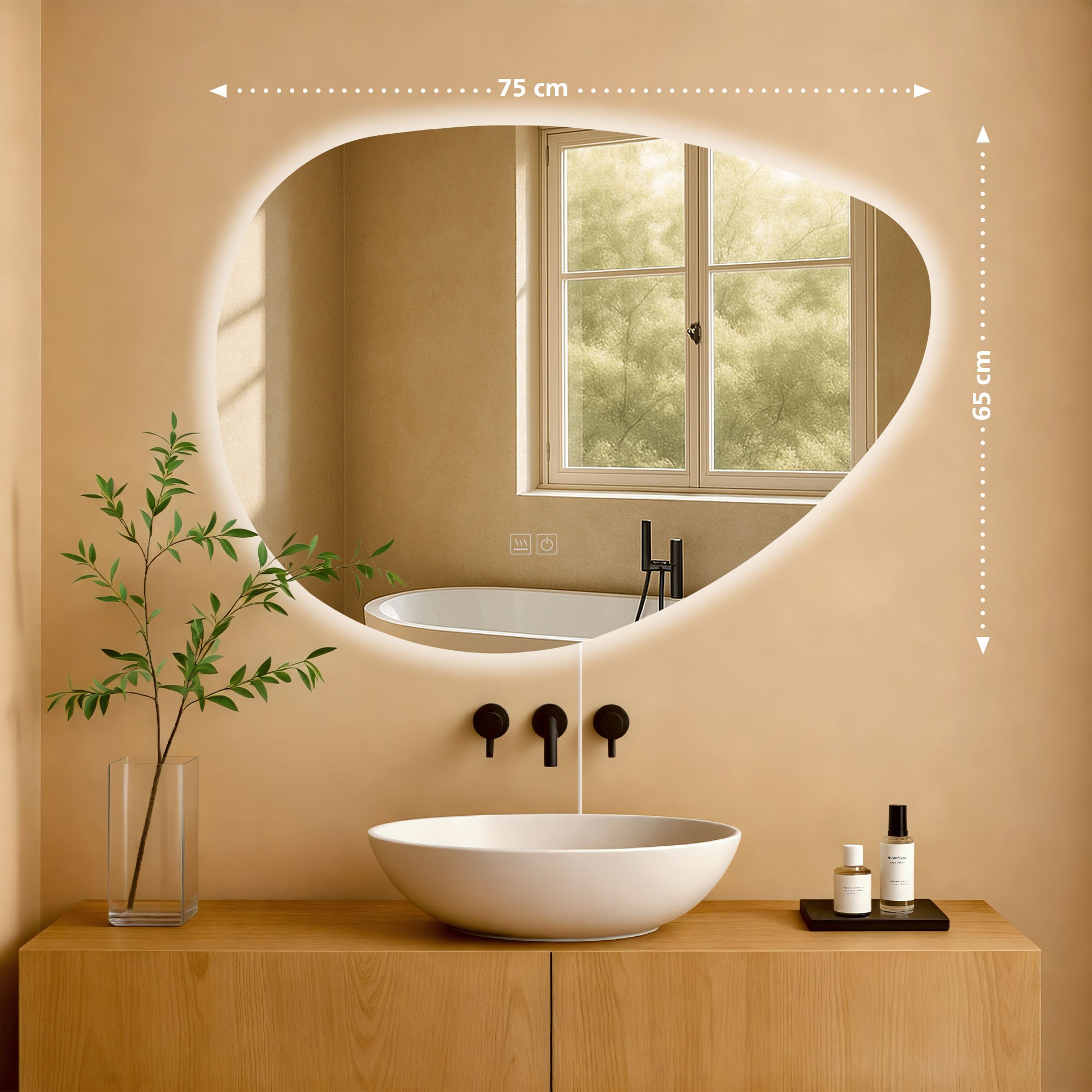 Espejo de baño Almafie