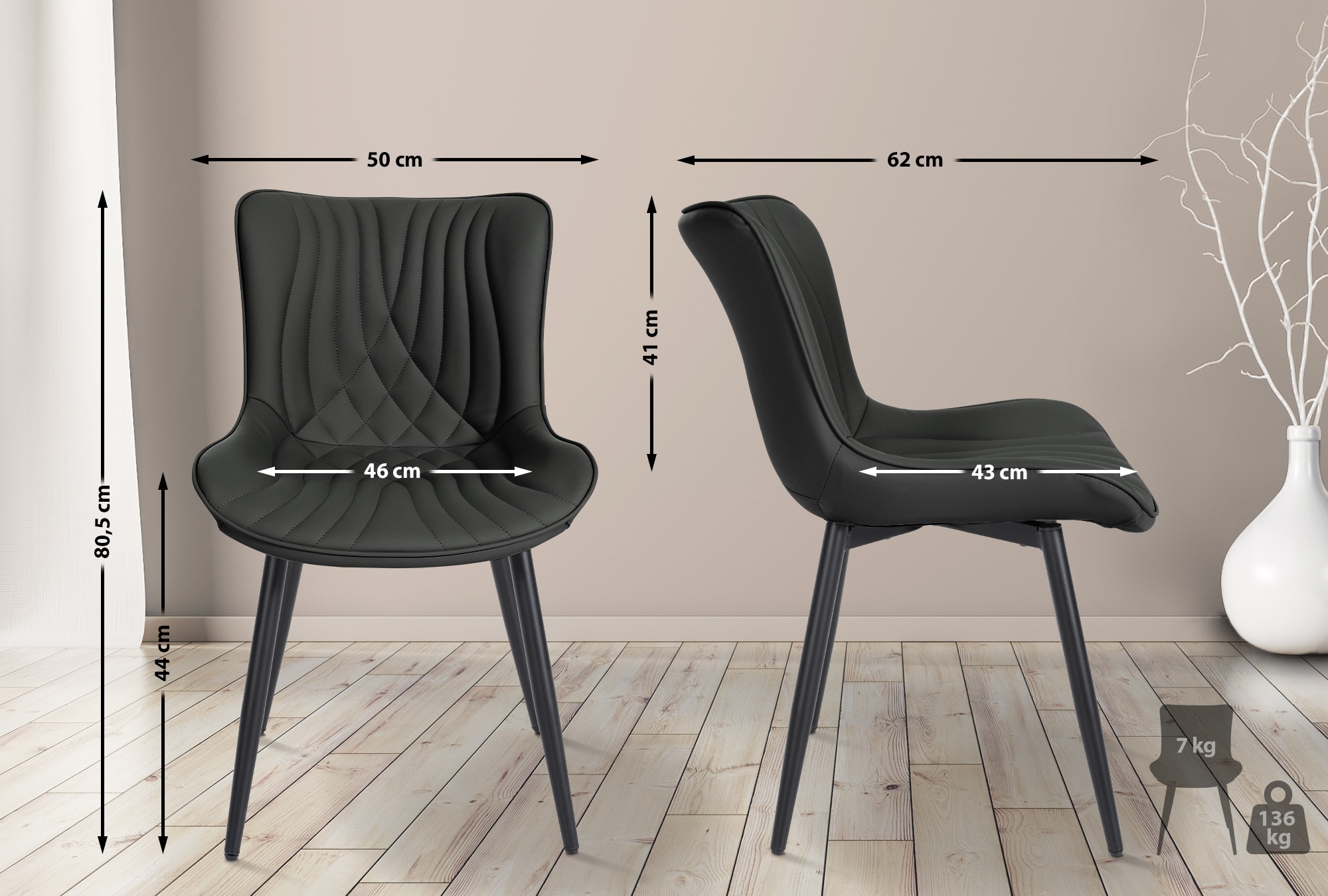 Silla de comedor Brady