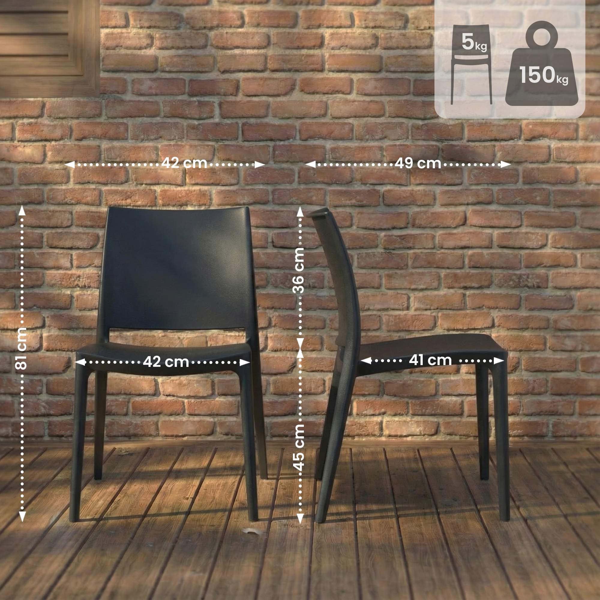 Silla de jardin Meton