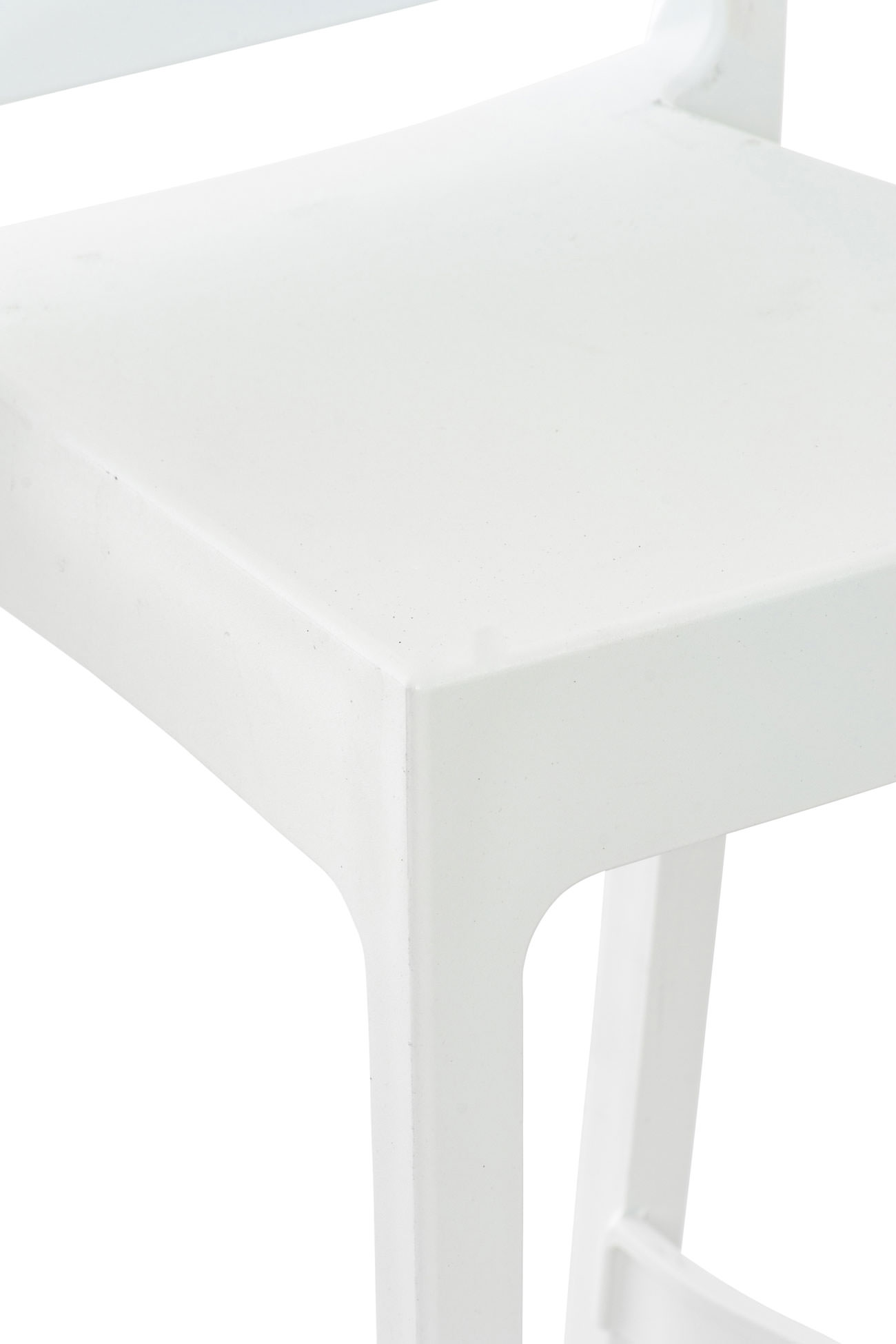 Juego de 4 taburetes de bar Maya de plastico