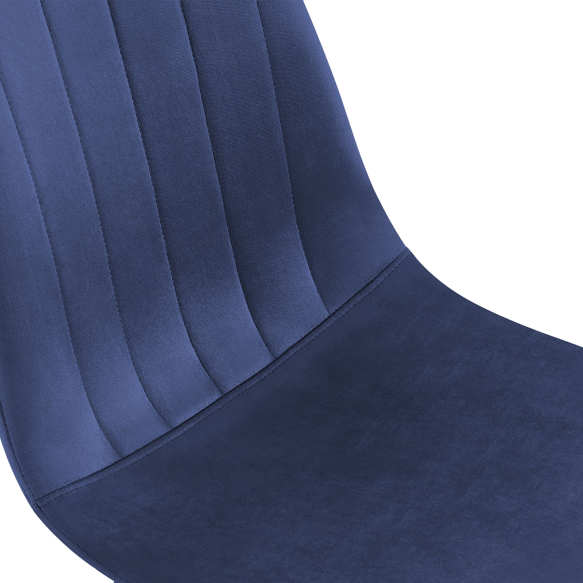 Silla de comedor Baxter de terciopelo
